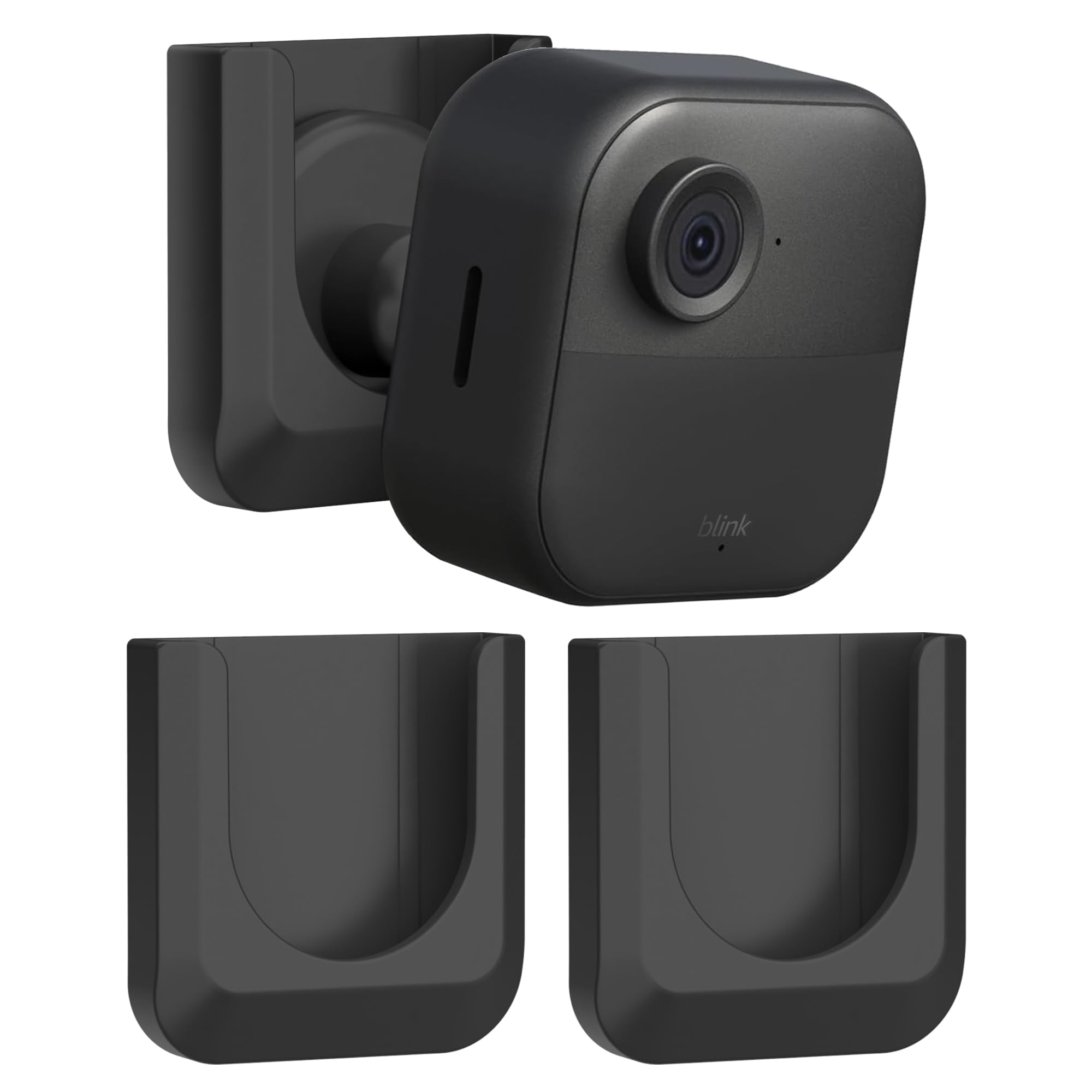 Blink Mini Camera Adhesive Wall Mount Bracket, Strong Adhesive Durable Camera Mount Stand for Blink Mini Indoor Camera, No Drill, No Screws (for Blink