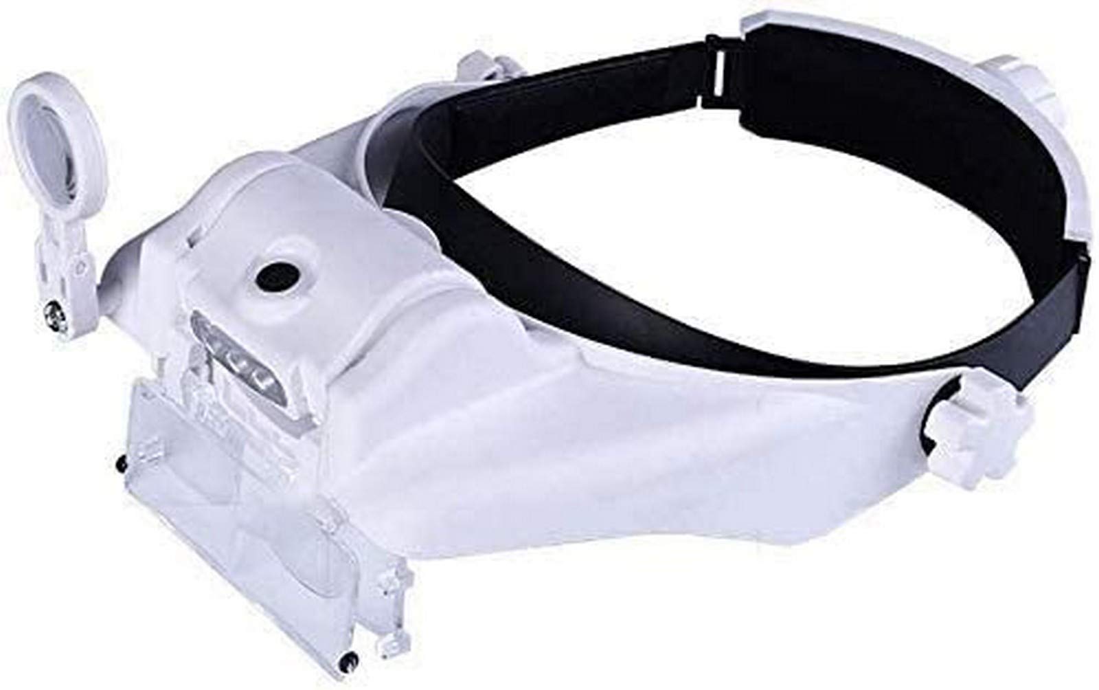 asdchZen Loupe Magnifier Head-Mounted Magnifying Glass With Light And Rechargeable | 1.5/2/8X Portable Magnifying Glass For Handicraft Work,Jewelry Identification