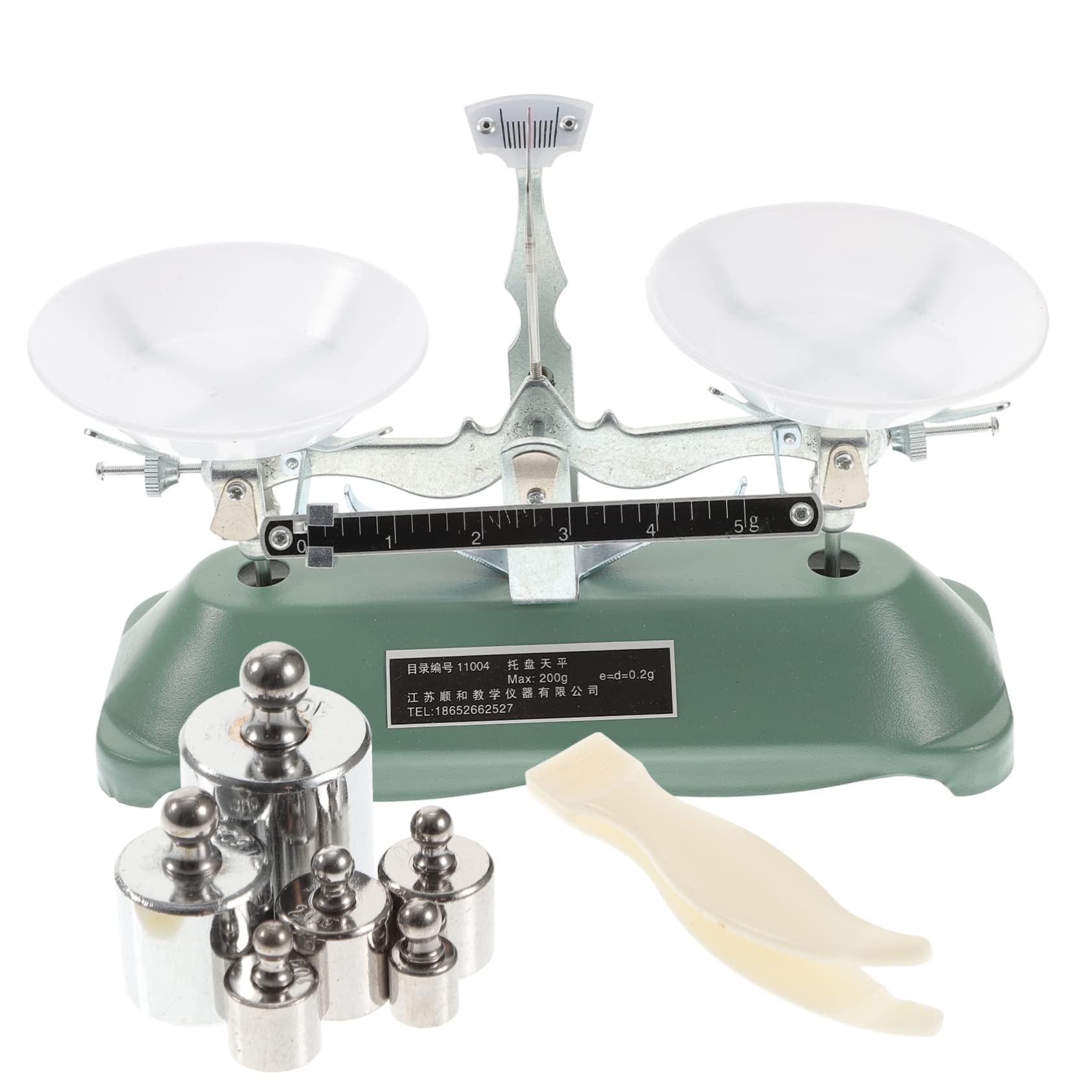 STOBAZA Mechanical Balance Scale 200g/0.2g Precision Portable for Physics Experiments