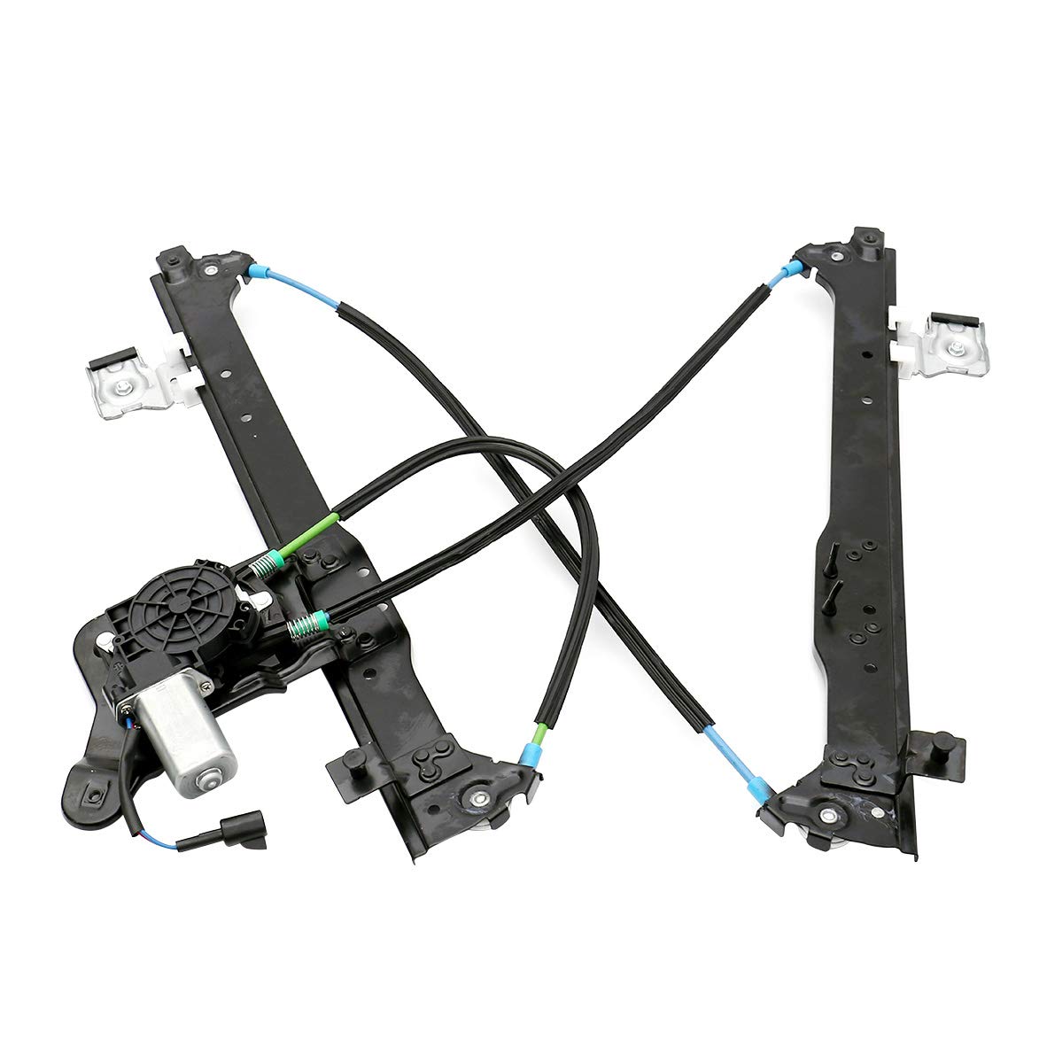 HICKS 741-579 Rear Passenger Right Side Power Window Regulator with Motor Compatible with 2002-2006 Chevy Avalanche 1500 2500, 2001-2006 GMC Sierra 1500 2500 3500