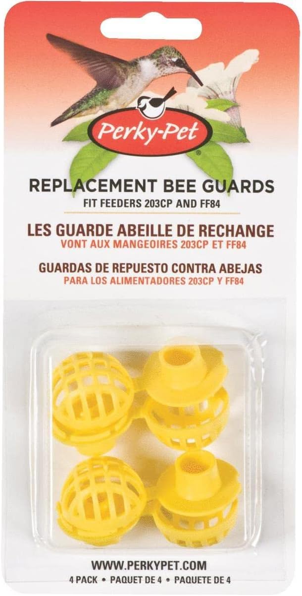 Perky pet Hummingbird Feeder Bee Guard, Replacement Pack, 4 piece