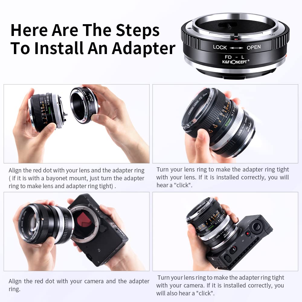 NOVOFLEX LET/CAN キャノン FD→Lマウントカメラ Adapter L-Mount Camera Body to Nikon Lenses (LET/NIK) | Novoflex