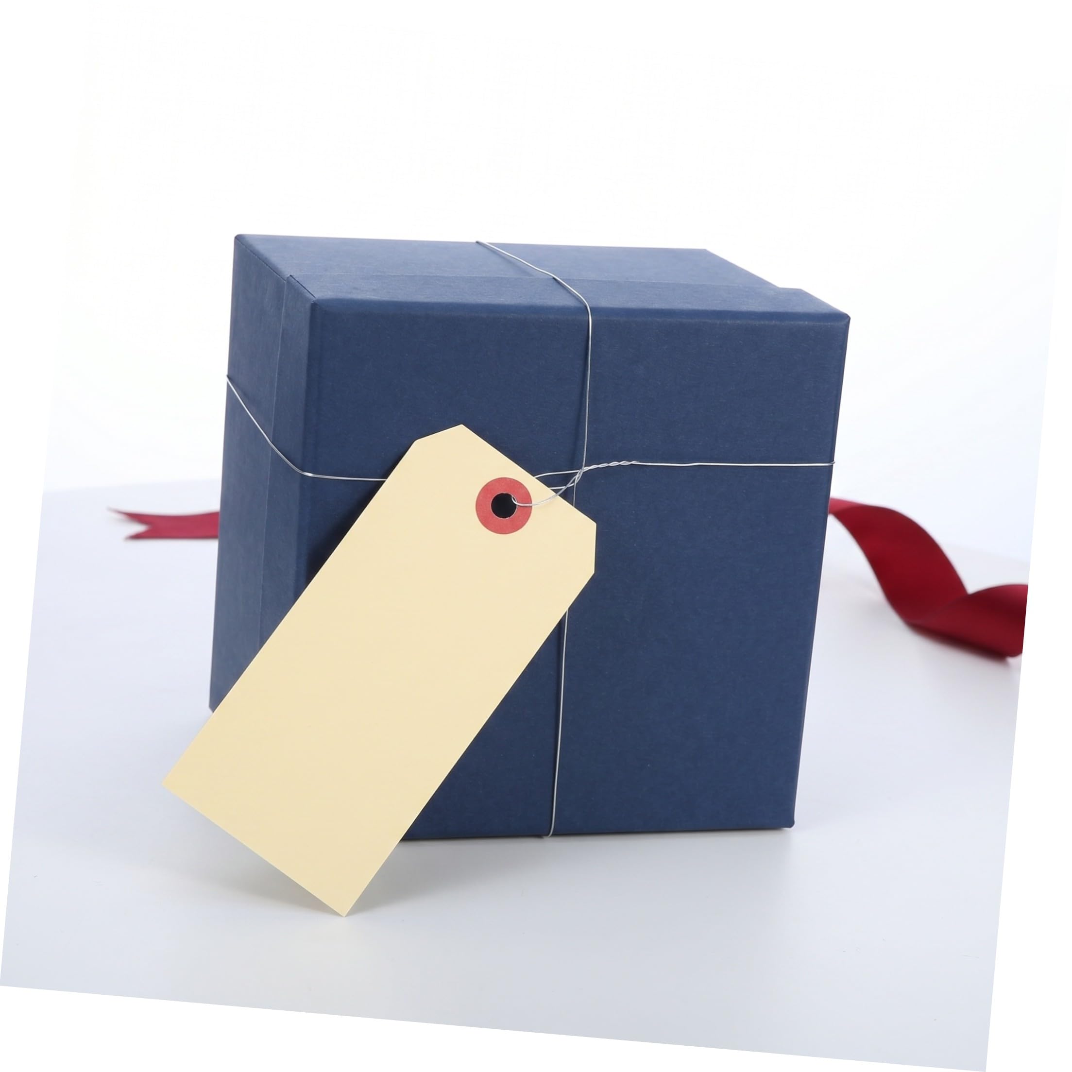 Alipis 4 Ensembles Étiquettes Manilla Avec Fils Métalliques Étiquettes Expédition Conditionnement Pour Colis Et Cargaisons 100 Pièces * 4