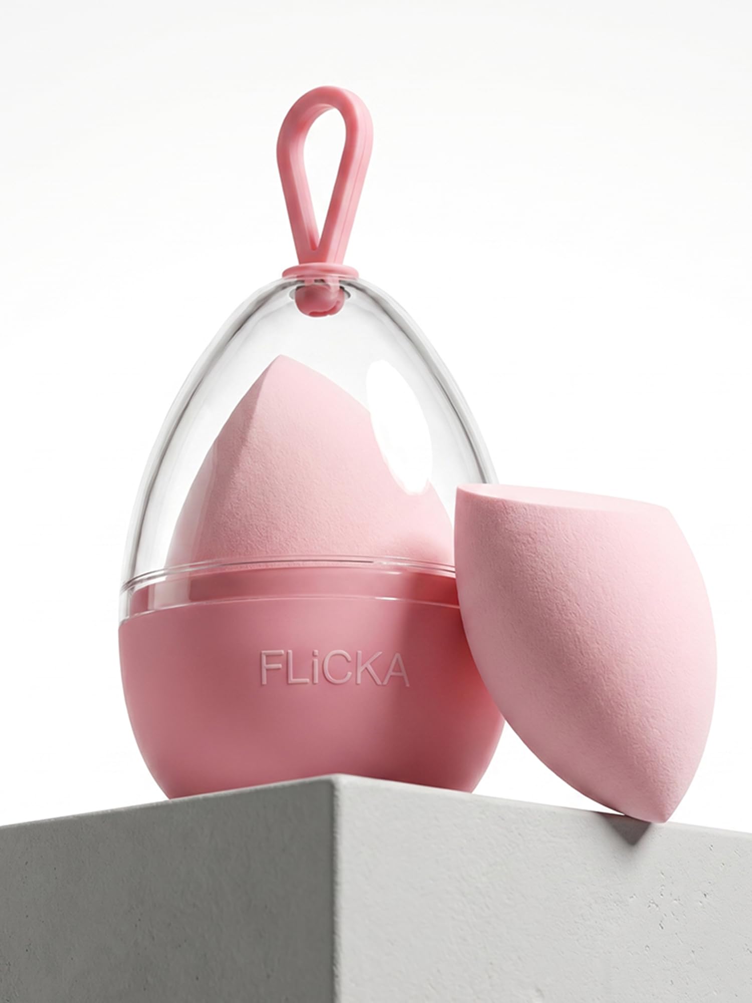 FLiCKA Beauty Blender With Case| Easy To Clean, Maintain & Store| Latex-Free Blender| Suitable for Sensitive Skin With Case For Women-image-14