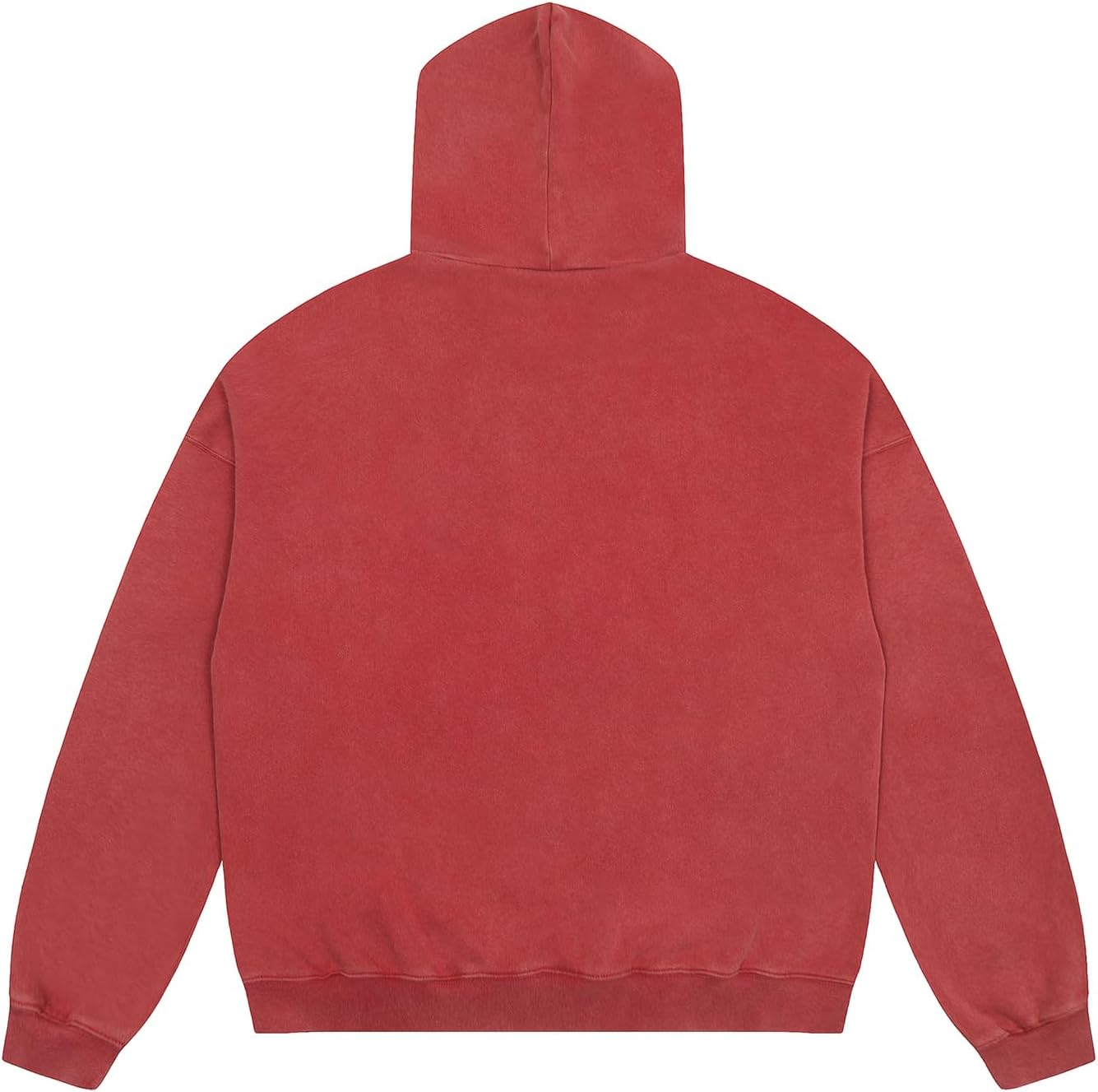 Unisex Vintage Heavyweight Hoodie,Washed Distressed Design /400g Sweatshirt with Loop Hood