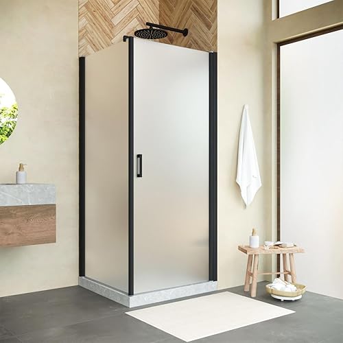 Miniatura 2 de Shackcom - Película de vidrio esmerilado blanco de 35.4 x 78.7 pulgadas, película de privacidad para ventana de baño, adherencia estática no