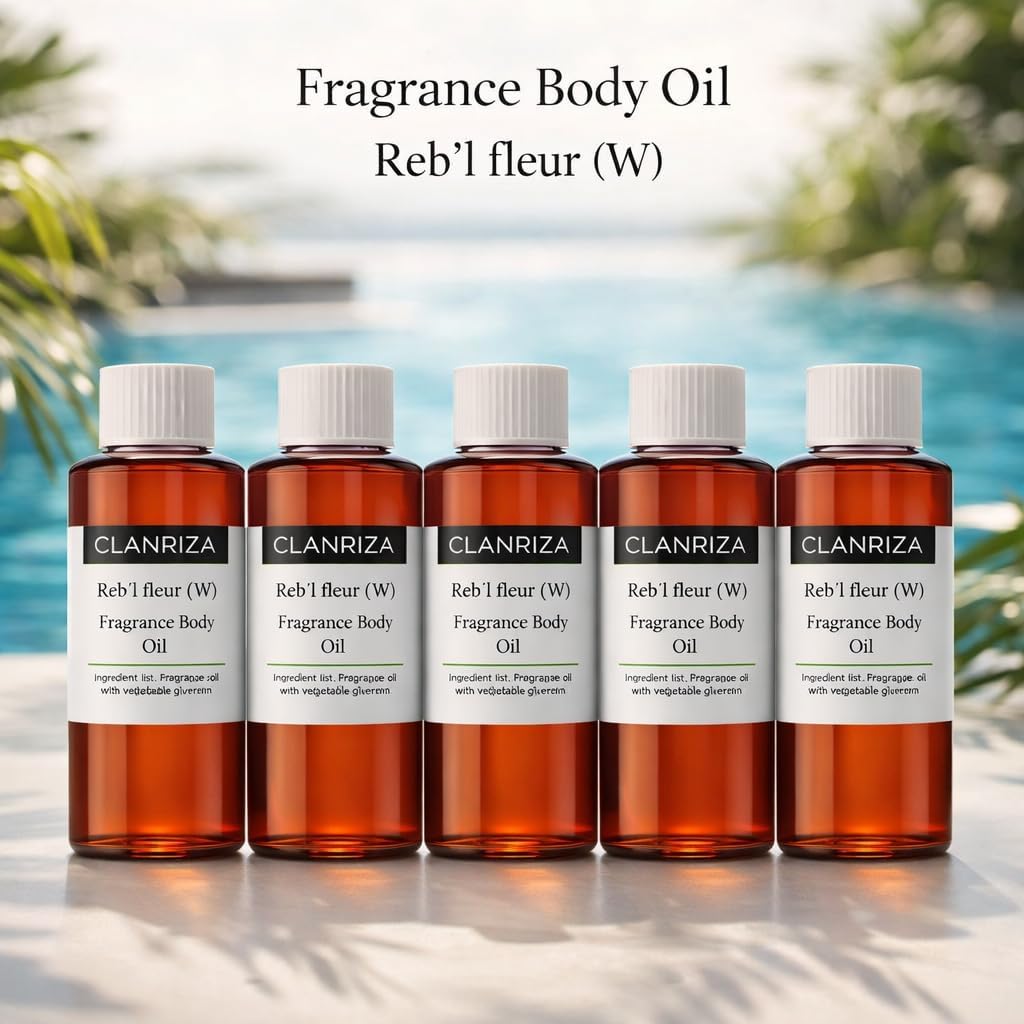 10 Fl Oz Reb'l Fleur Fragrance Oil for Women, Our Interpretation Scented Fragrance Oil for Soap Making, DIY Products, Personal Care, Home & Good for Gifts