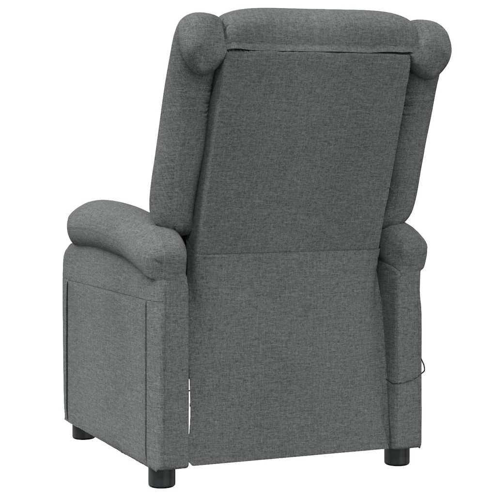 Sillon Relax Reclinable Electrico Sillón de Masaje de Tela Color Oscuro