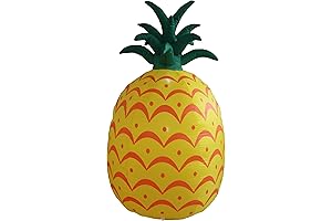 6 Foot Giant Yellow Pre-Lit Pineapple Decoration For Yard