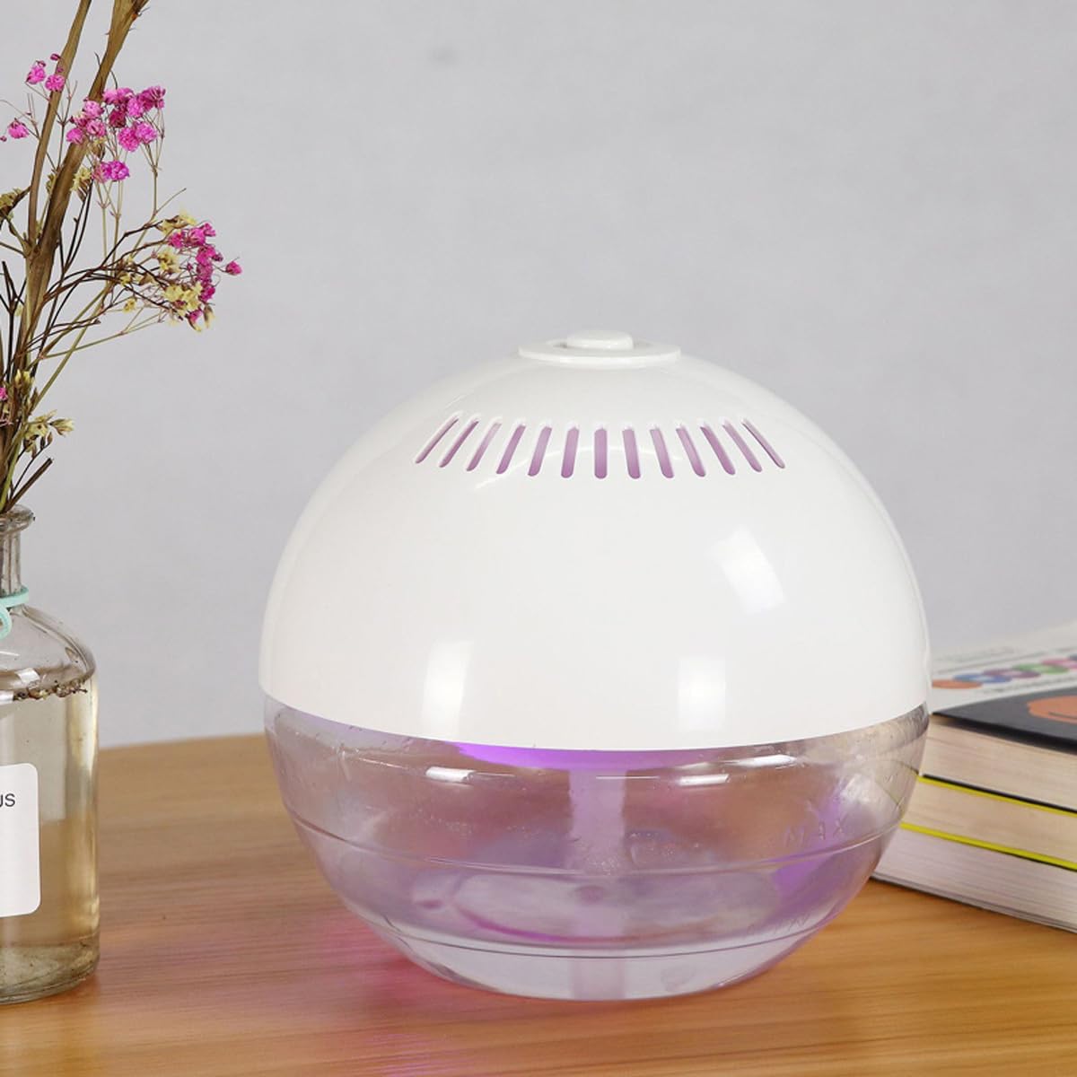 Purificador de aire de 10 W para el hogar, dormitorio, difusor de aromaterapia, generador de iones, elimina el humo de la cocina y el olor de mascotas