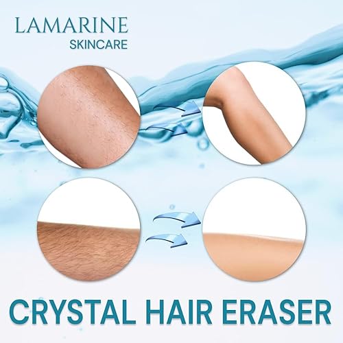 Miniatura 3 de LaMarine Skincare Borrador de pelo de cristal para mujer, removedor de pelo mágico para mejorar la textura de la piel y exfoliación sin dolor,