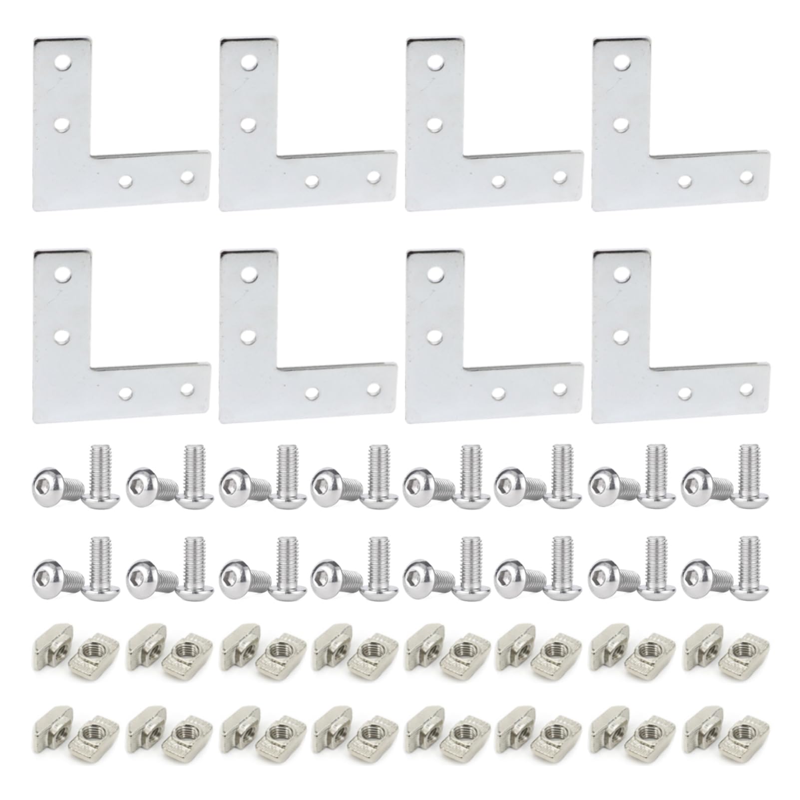 10 Set 4040 Profilo di estrusione in alluminio T Slot L Staffa