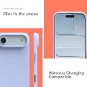 YATWIN Silicone Case for iPhone 17 Air, Soft-Touch, Shockproof, DustProof, Antiskid Phone Cover for Apple iPhone 17 Air - Lilac gallery image