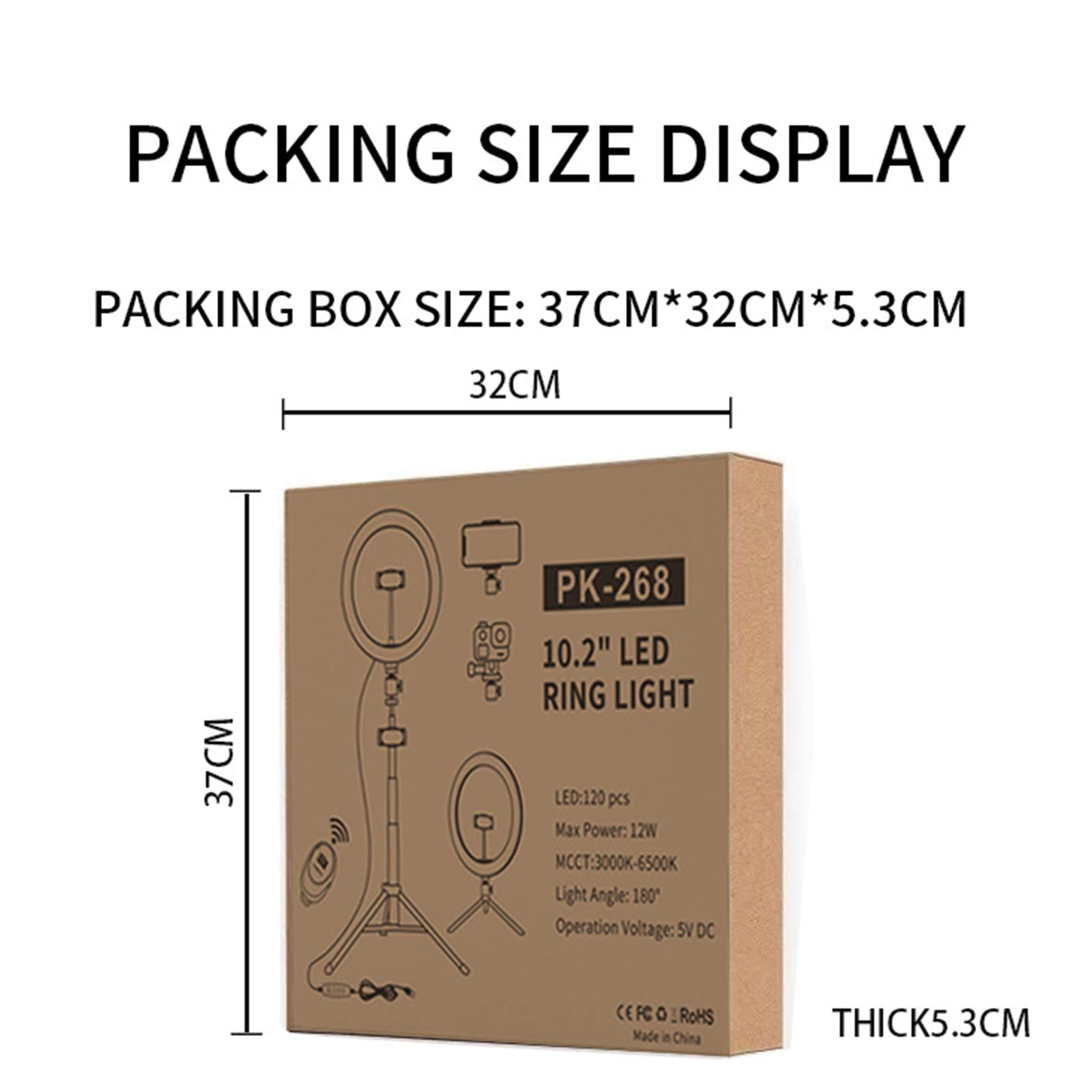 Luce LED Anello Treppiedi Luce per Selfie LED 10" con Treppiede da 134cm per Youtube, tik tok, Trucco, Fotografia, con 2 Phone Holder e Telecomando Wireless