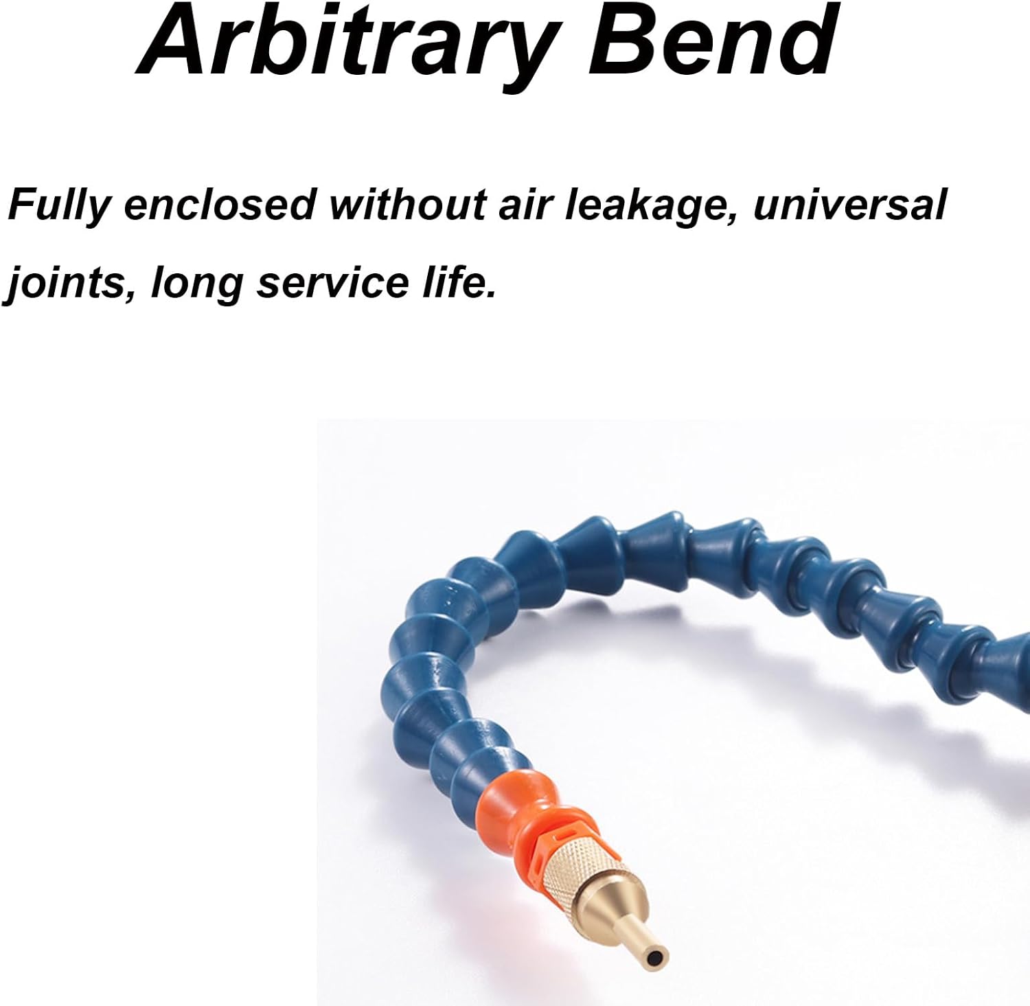 310 Stainless Steel Coolant Mister, Mist Spray System for CNC Lathe CNC Mill Accessories（Blue 300mm/11.81in)