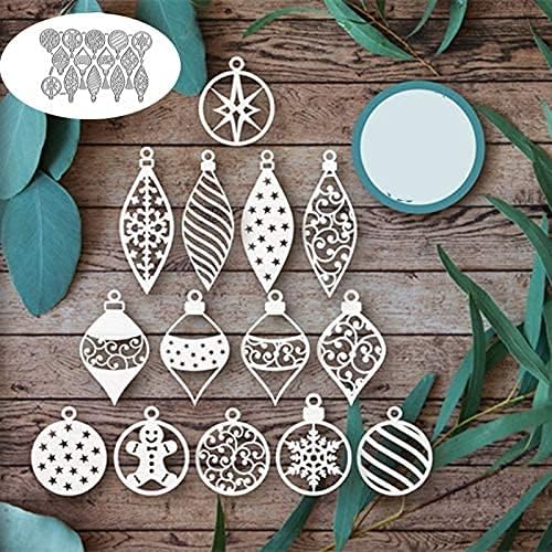 Miniatura 4 de DIY Scrapbooking Artist - Troqueles de corte para accesorios de Navidad, plantillas de corte de metal para manualidades, álbumes de recortes,