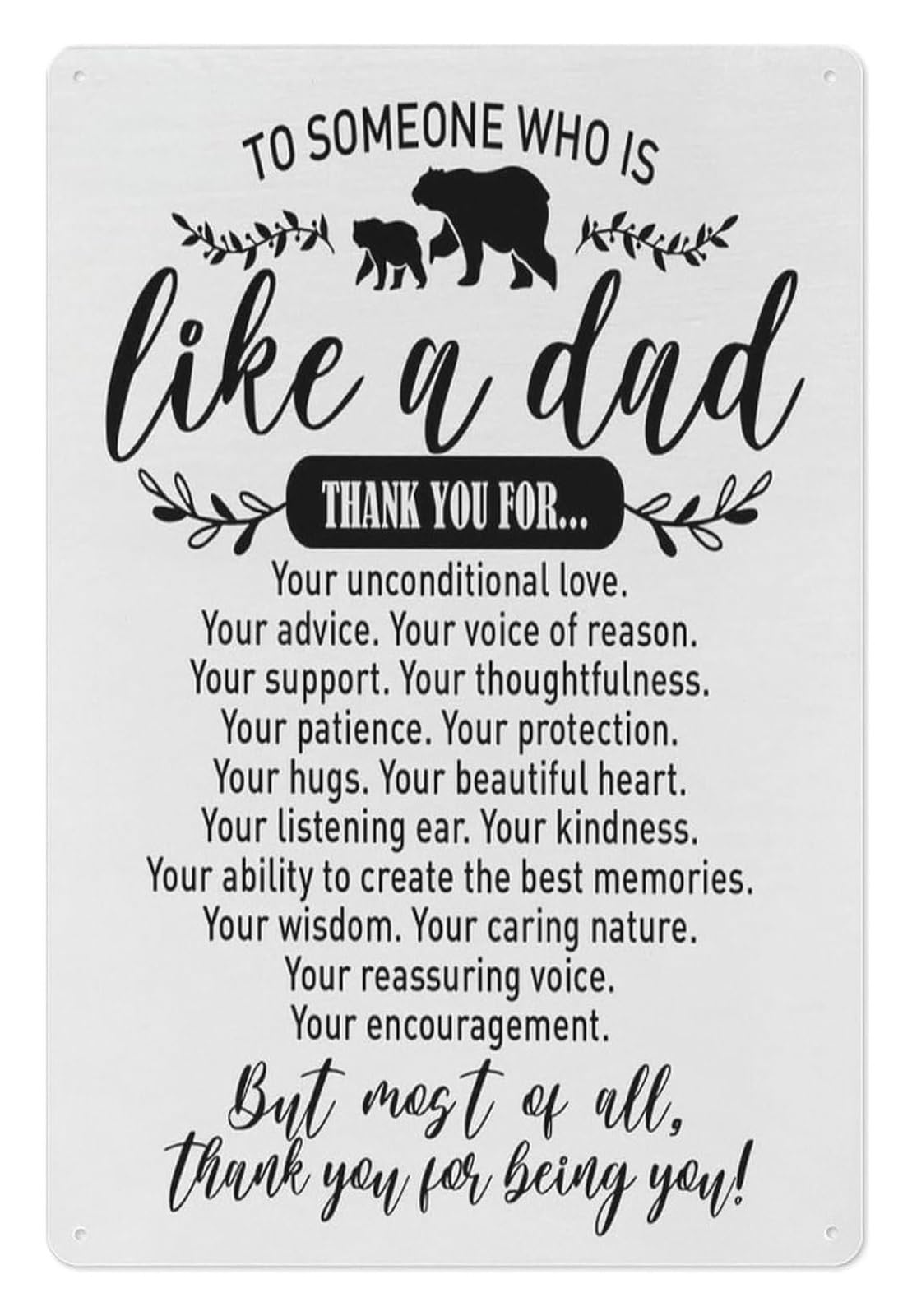 IDGTTLDF Cool Stepdad Metal Tin Sign Rustic Bonus Dad Wall Plaque Meaningful Gift for Stepfather Step Parent Home Garage Workshop Decor 8 X 12 inch