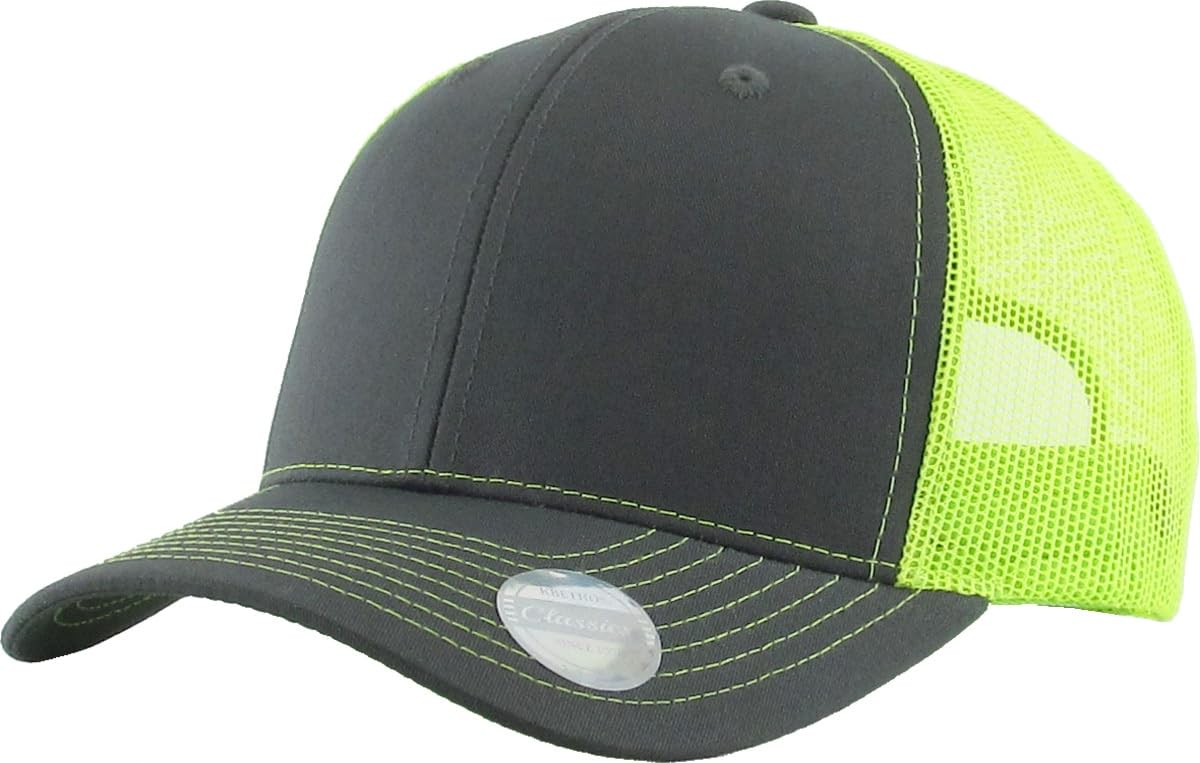 Classic 6 Panel Cotton Twill Mesh Trucker Cap Hat Adjustable Snapback Hat