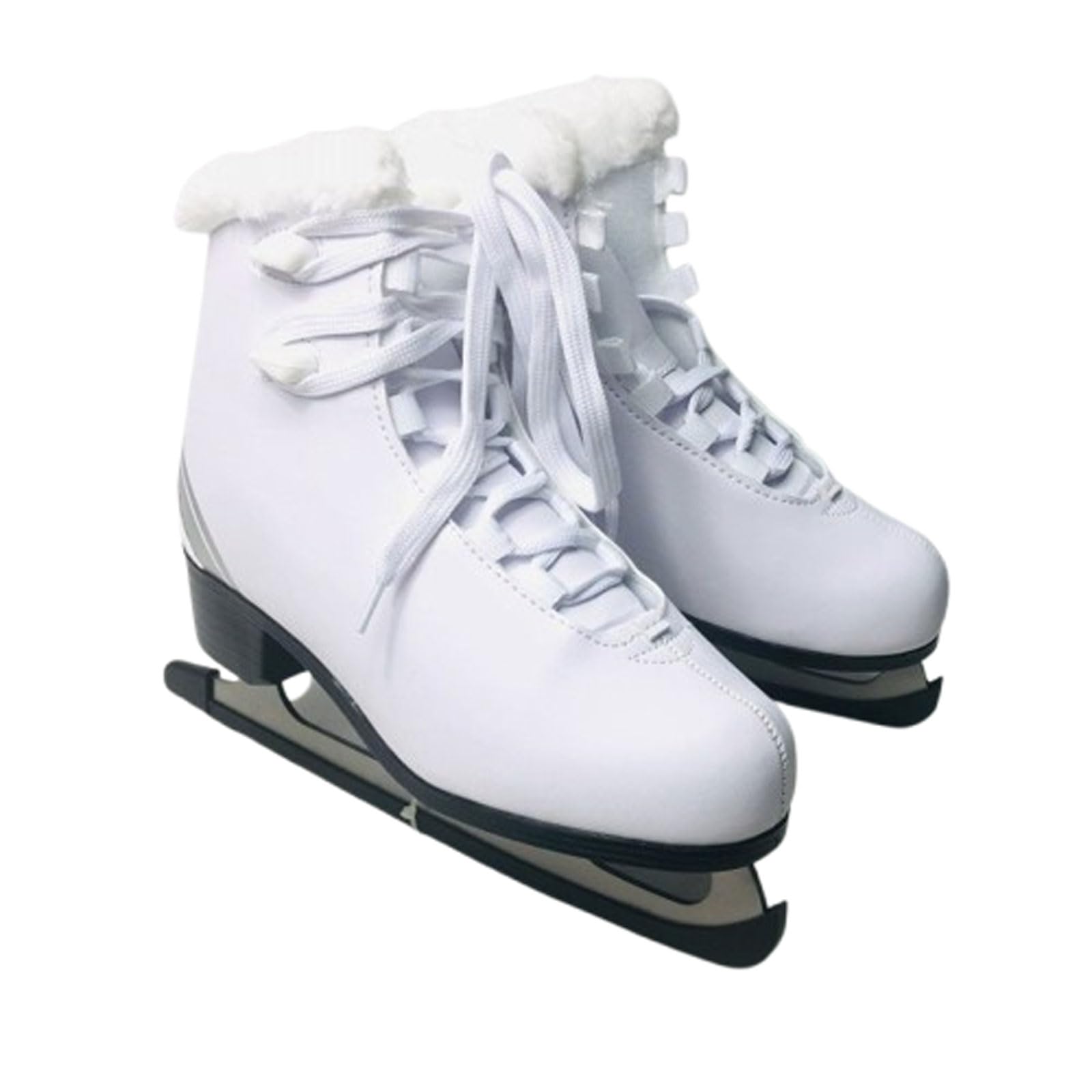 Patines para Patinaje Artistico Sobre Hielo,Patines de Hielo,Patines de hielo artísticos,Hoja de Acero Inoxidable,Cordones Clásicos,cómodos y cálidos,para mujer,hombre para patinaje sobre hielo