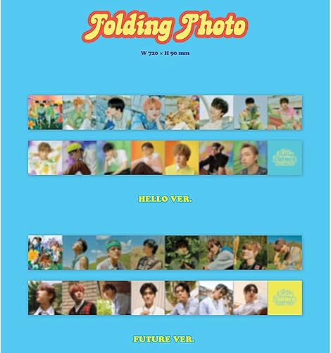 Miniatura 6 de Dreamus NCT DREAM Hello Future Kit álbum con póster doblado extra, tarjeta fotográfica de doble cara y calcomanía (versión futura) (SMK1270)
