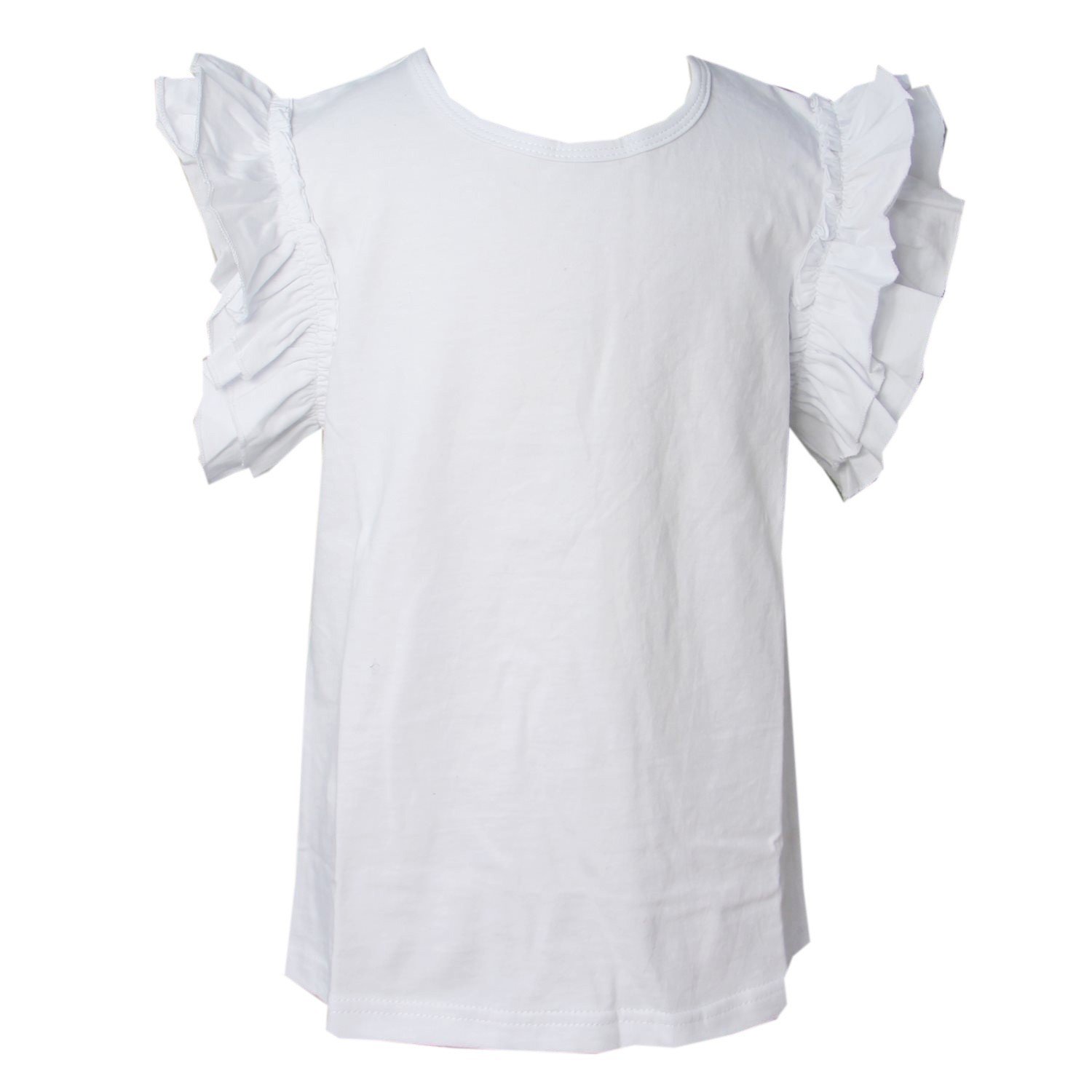 Kirei SuiGirls Kids Classic Flutter Tanks Ruffle T-Shirts Tee