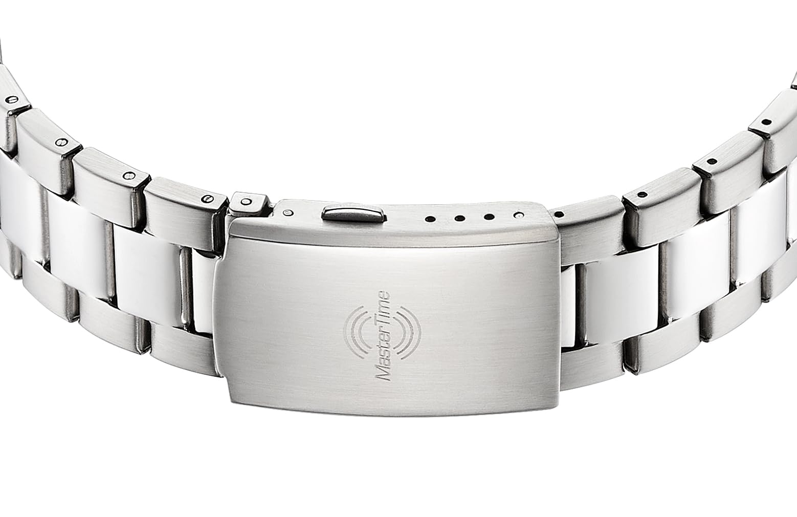 Master Time Funk Quarz Herren Uhr Analog-Digital mit Edelstahl Armband MTGA-10907-12M