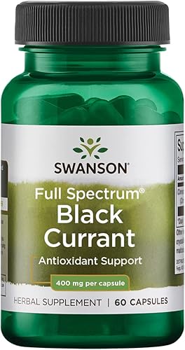 Swanson Full Spectrum Negro Grosella 400 miligramos 60 Cápsulas