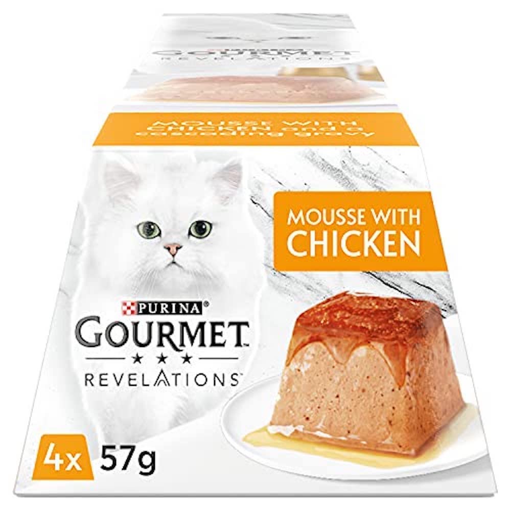 GOURMET Revelations Mousse Chicken Wet Cat Food 4x57g