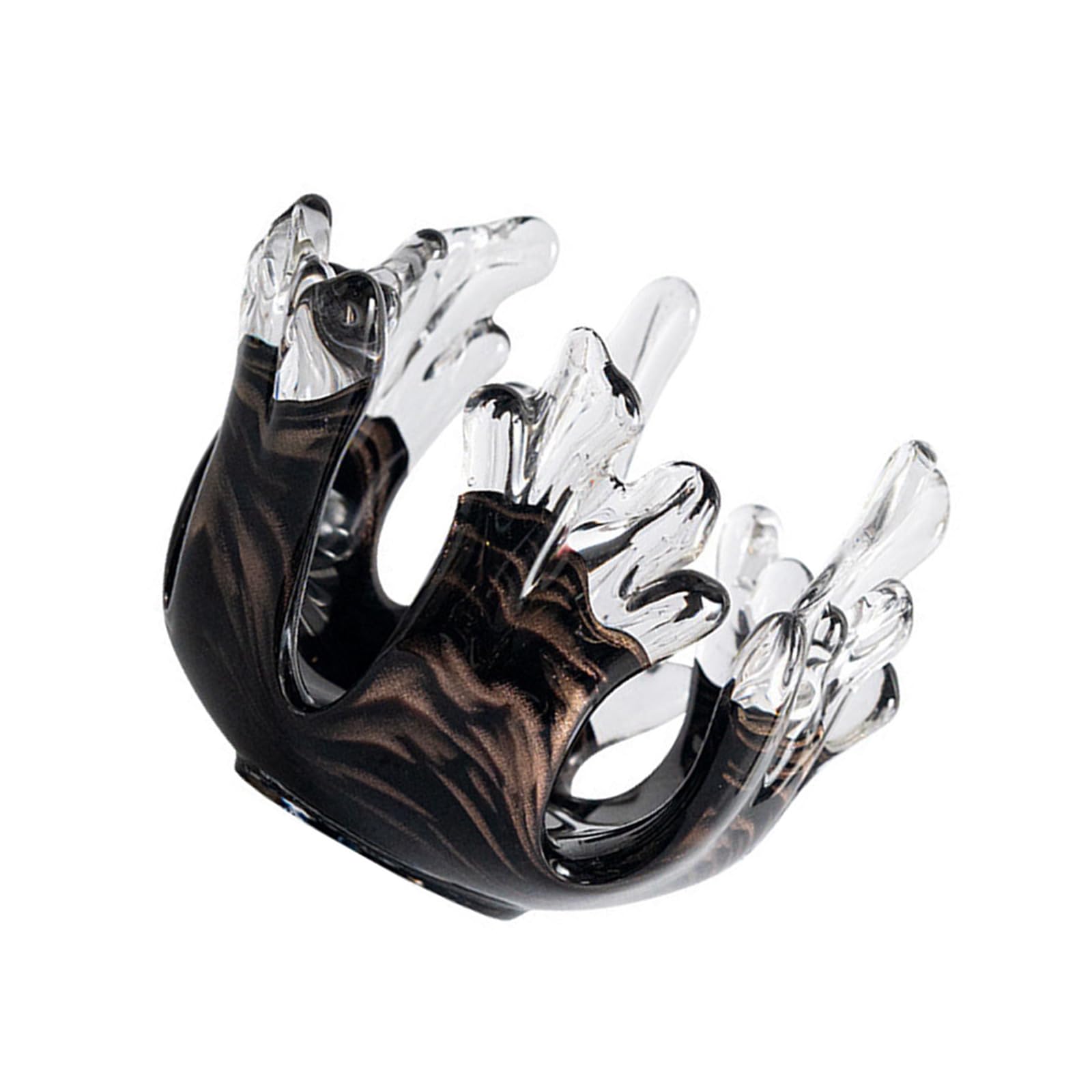 NMFLAB Decorative Irregular Waves Shape Stand Artistic Jewelry Trinket Tray for Enhancing Living Room Ambiances Gift Artistic Holders