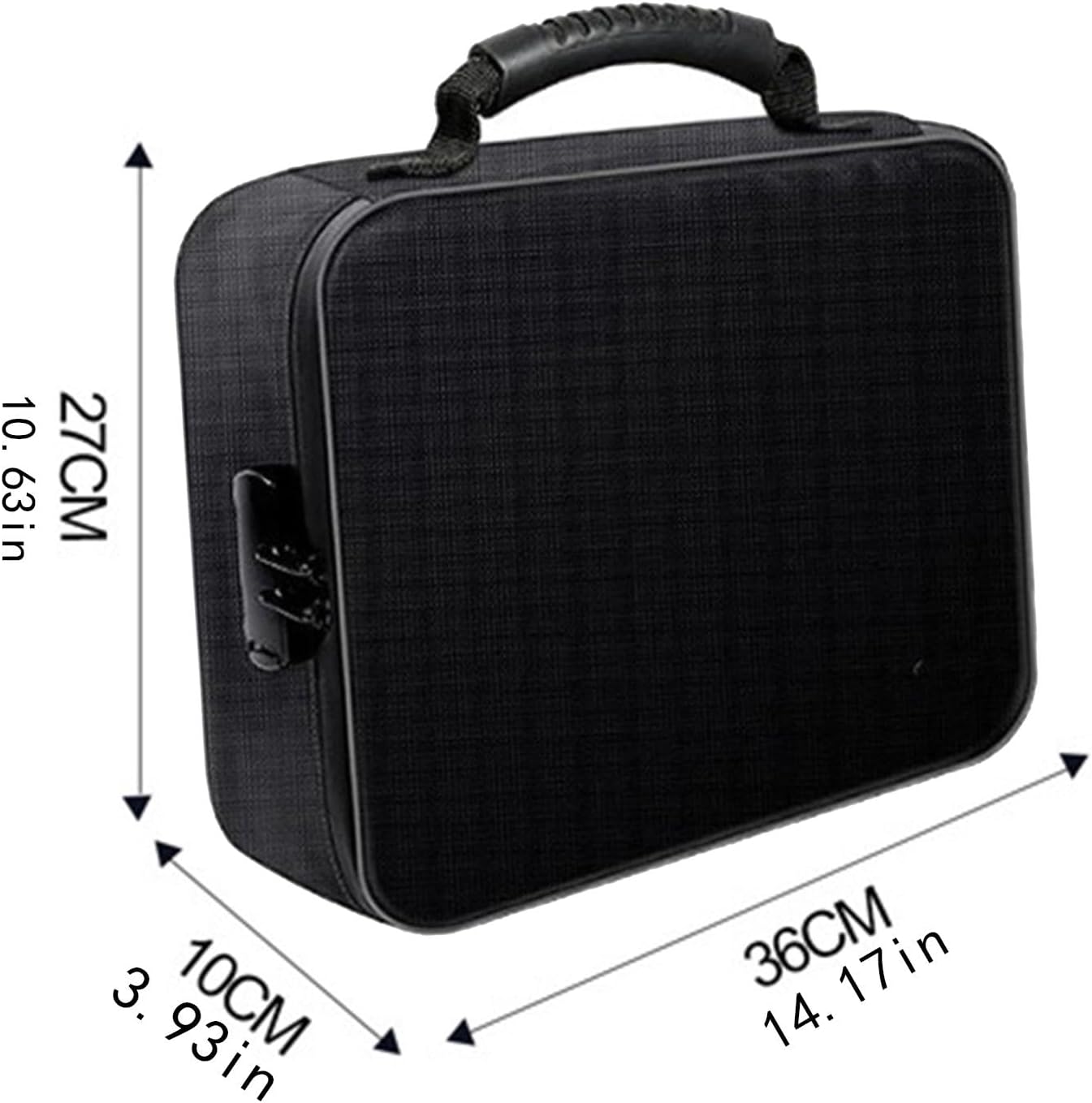 耐火ドキュメントバッグオーガナイザーボックス、ロックホルダージッパー付き、耐火ファイルストレージケース、旅行、オフィス、ホームカード