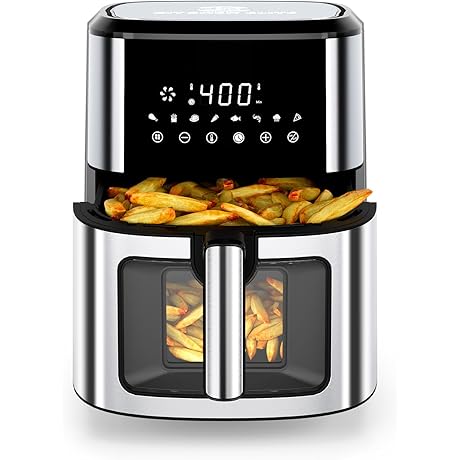 XL 8.5 QT Air Fryer with Vue Window and Digital Controls