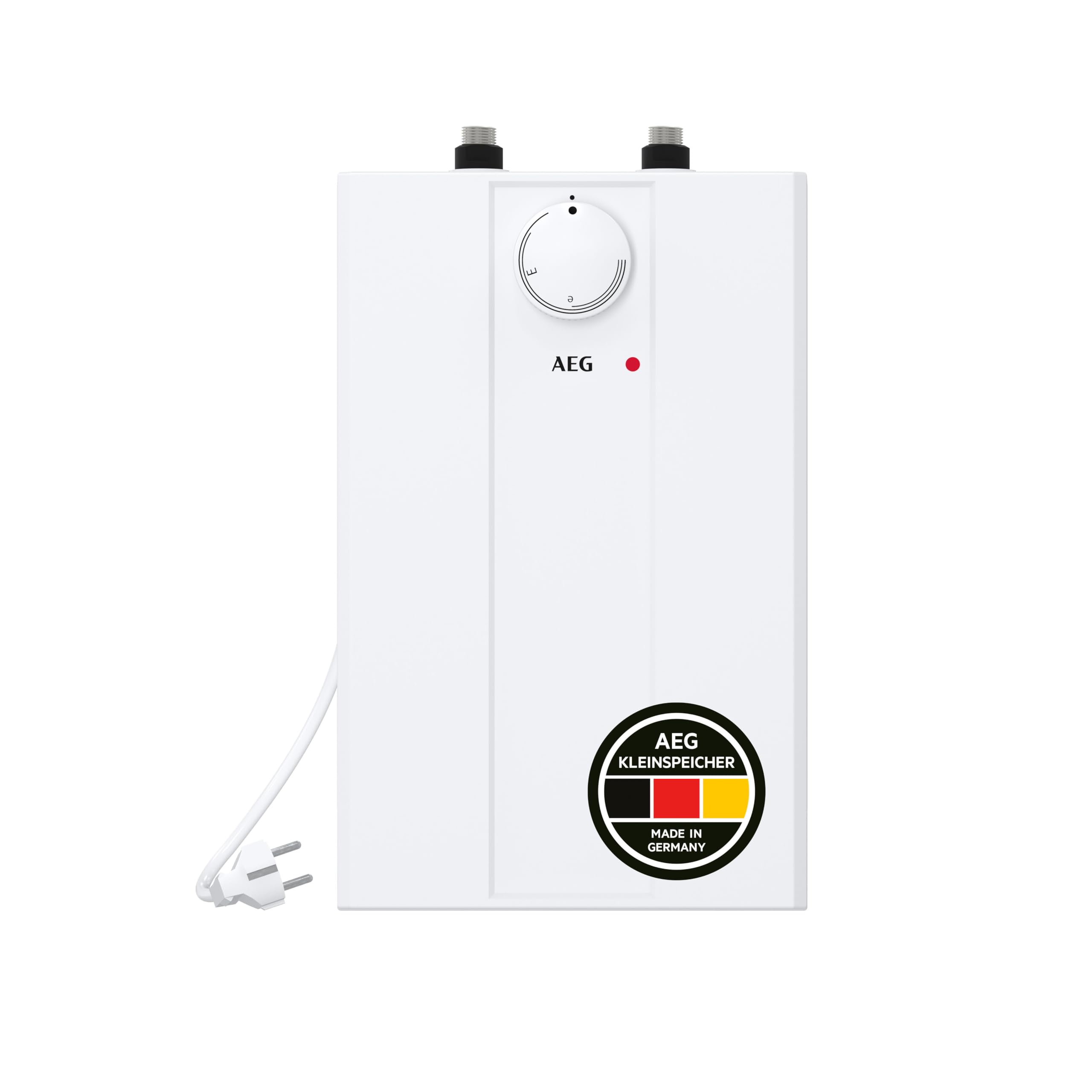 AEG druckloser Kleinspeicher Huz 5 Basis, Untertischboiler 5 Liter Niederdruck, steckerfertig, 2 kW, 222162