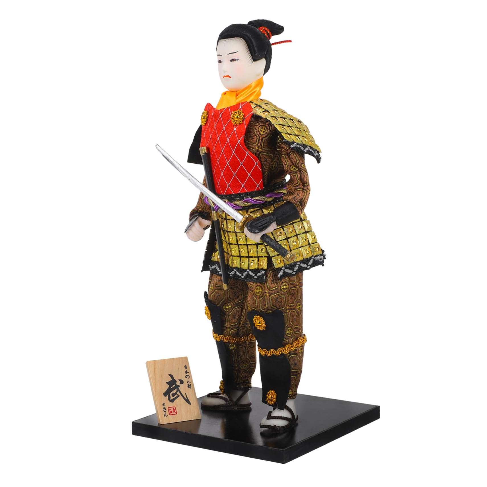 TOYANDONA Japanese Samurai Doll Figurine Decorative Ninja Doll Japanese Style Home Decor for Table Centerpieces and Festivals