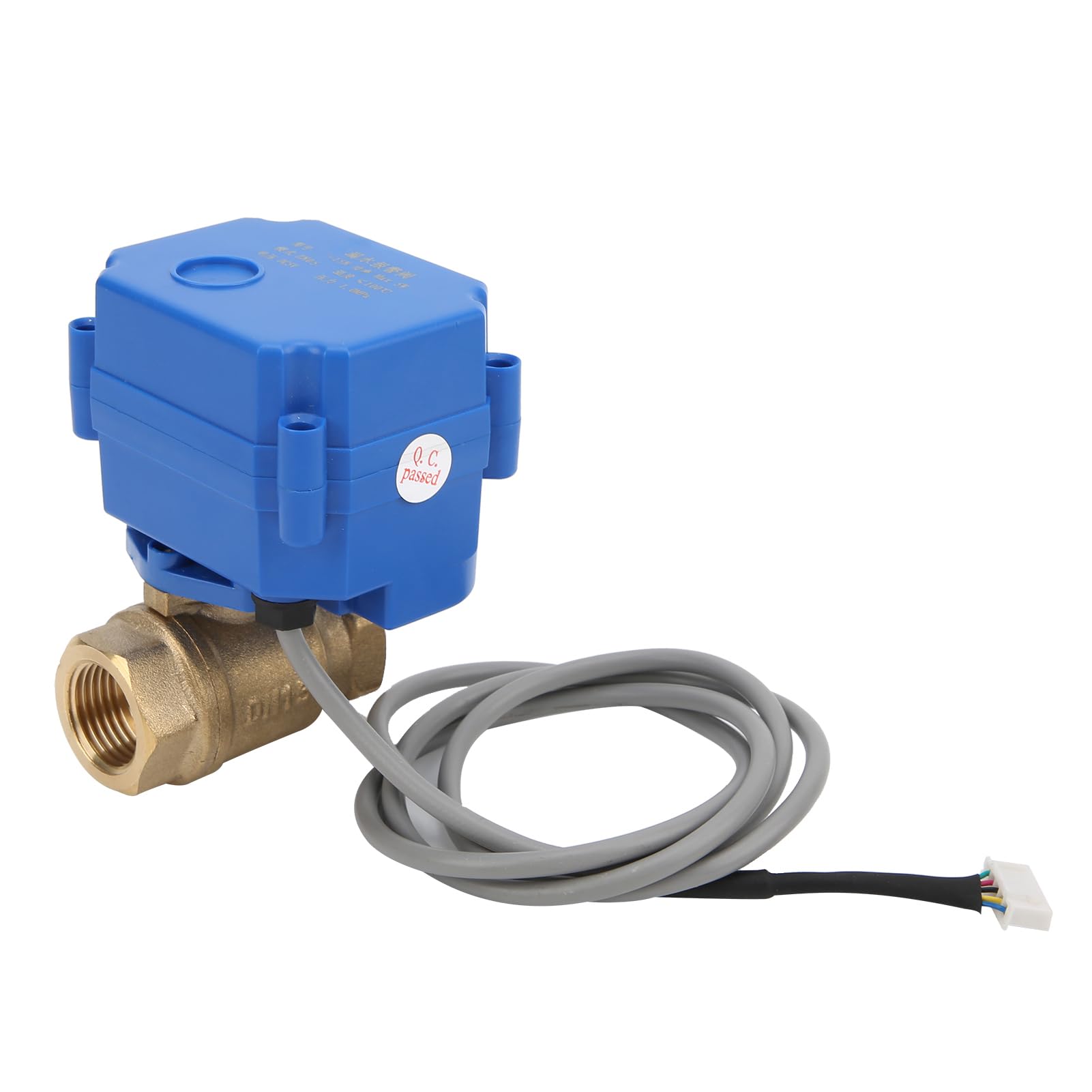 Sensor Fugas Agua Inteligente con Alarma Audible, Válvula 2 Vías y Detector Nivel Líquido para Hogar, Tuberías, Almacenes y Fábricas, 100-240V con LED