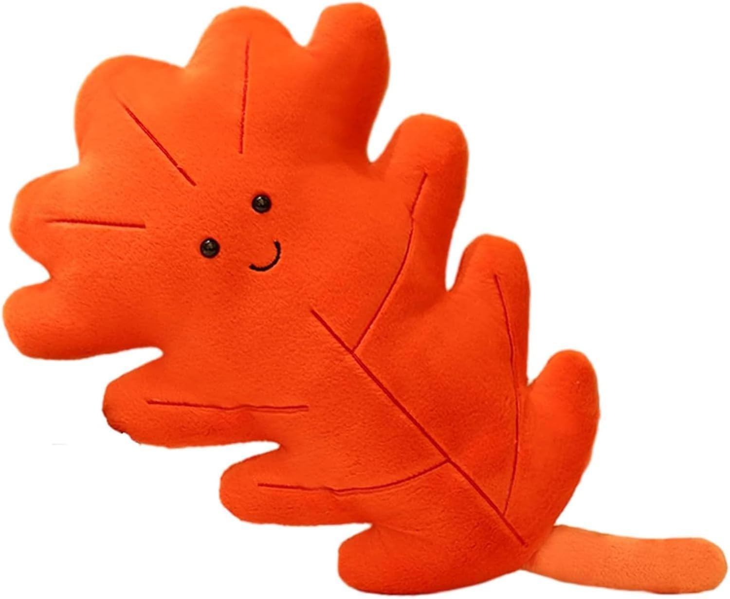 HXY Soft Plush Maple Leaf Pillow,Leaves Plush Pillow Maples Leafs Ginkgo Plush Dolls Stuffed Soft Plant Cushion for Home Sofa Decor Home Decor for Maple Leafs Lovers Cute Cushion (Red Leaves)
