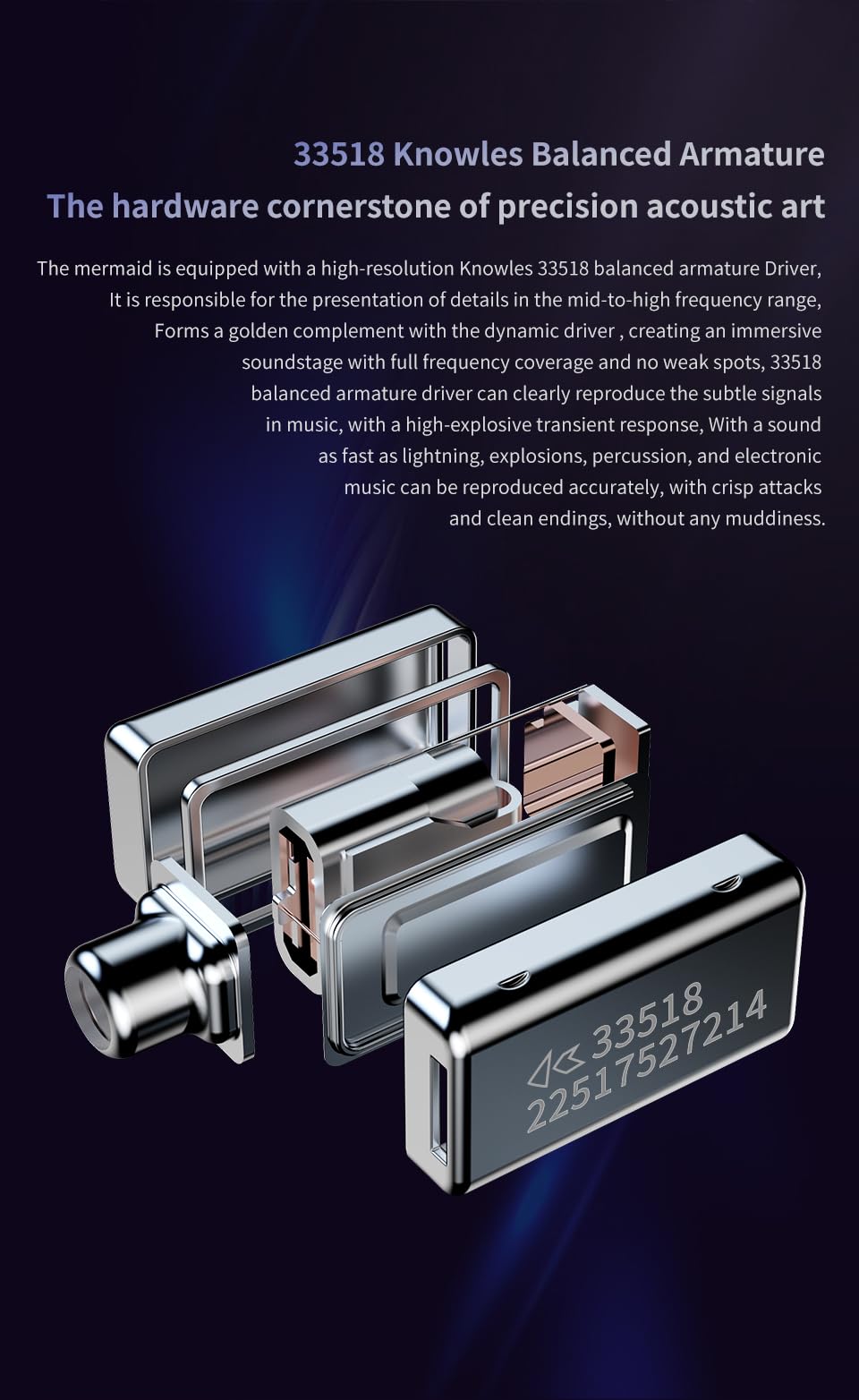 Amazon.co.jp: TRN Mermaid イヤーモニター ハイレゾ イヤホン 1DD+1BA