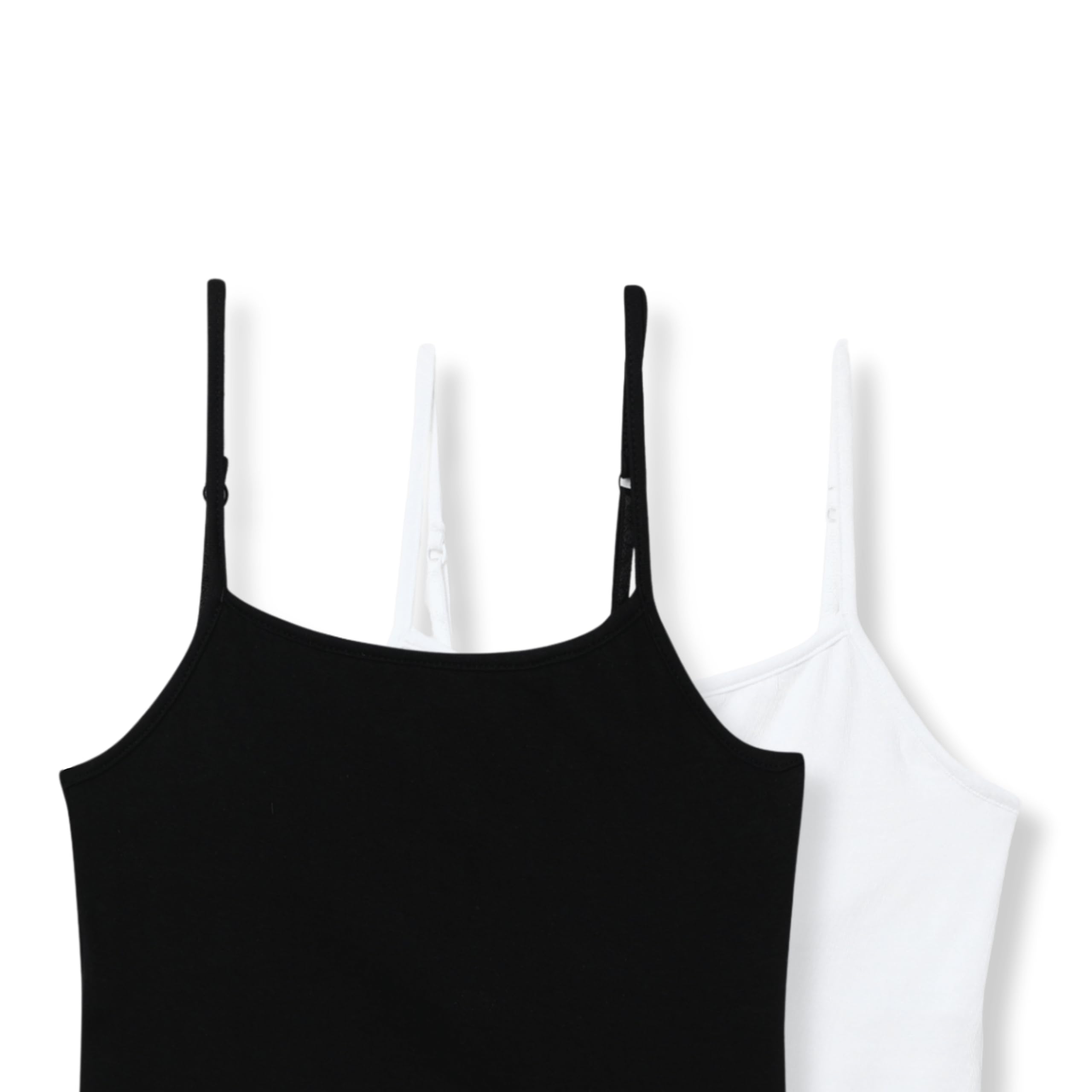 Lil Berry Girls Beginners Padded Camisole | Lightly Padded Super Combed Cotton Elastane Slip, Adjustable Straps, AZO-Free & Bio-Washed (in, Age, 8 Years, 9 Years, 1, White) 4