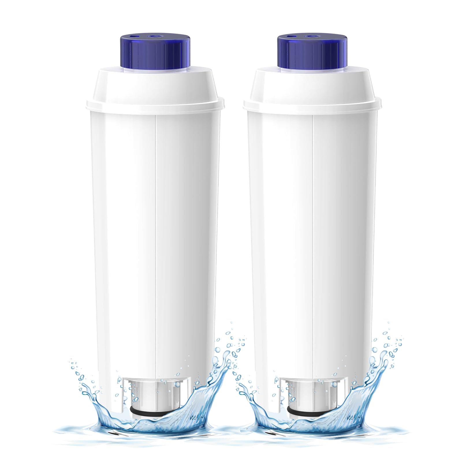 Filtro de agua para máquina de café Delonghi Magnifica s, suavizar el agua, reducir la cal - incluidas las versiones de la serie ECAM, Esam, ETAM (2pcs)