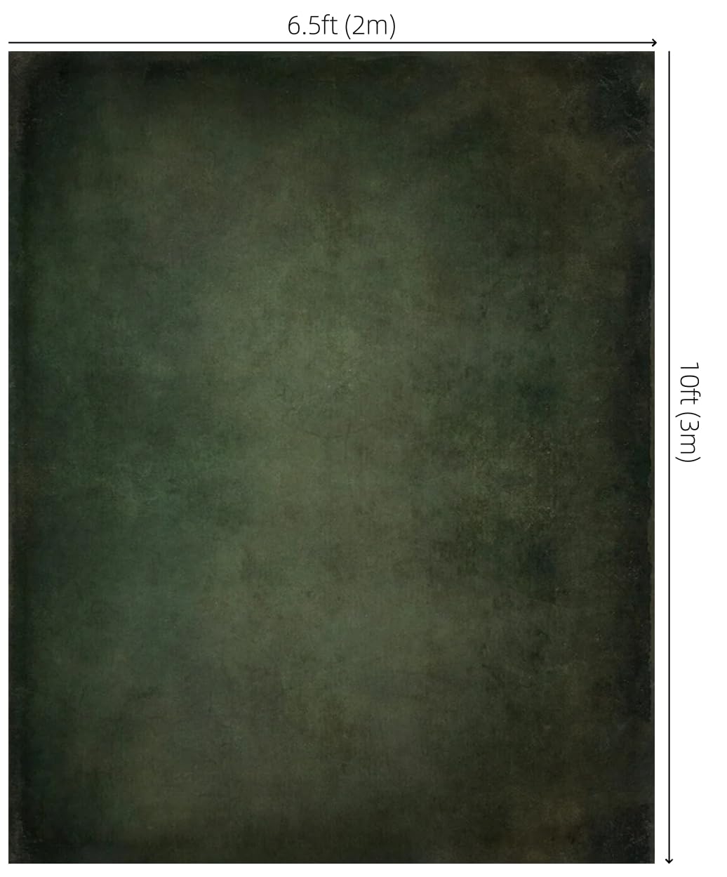 WaW - Fondo fotográfico (2 x 3 m), diseño retro, color verde