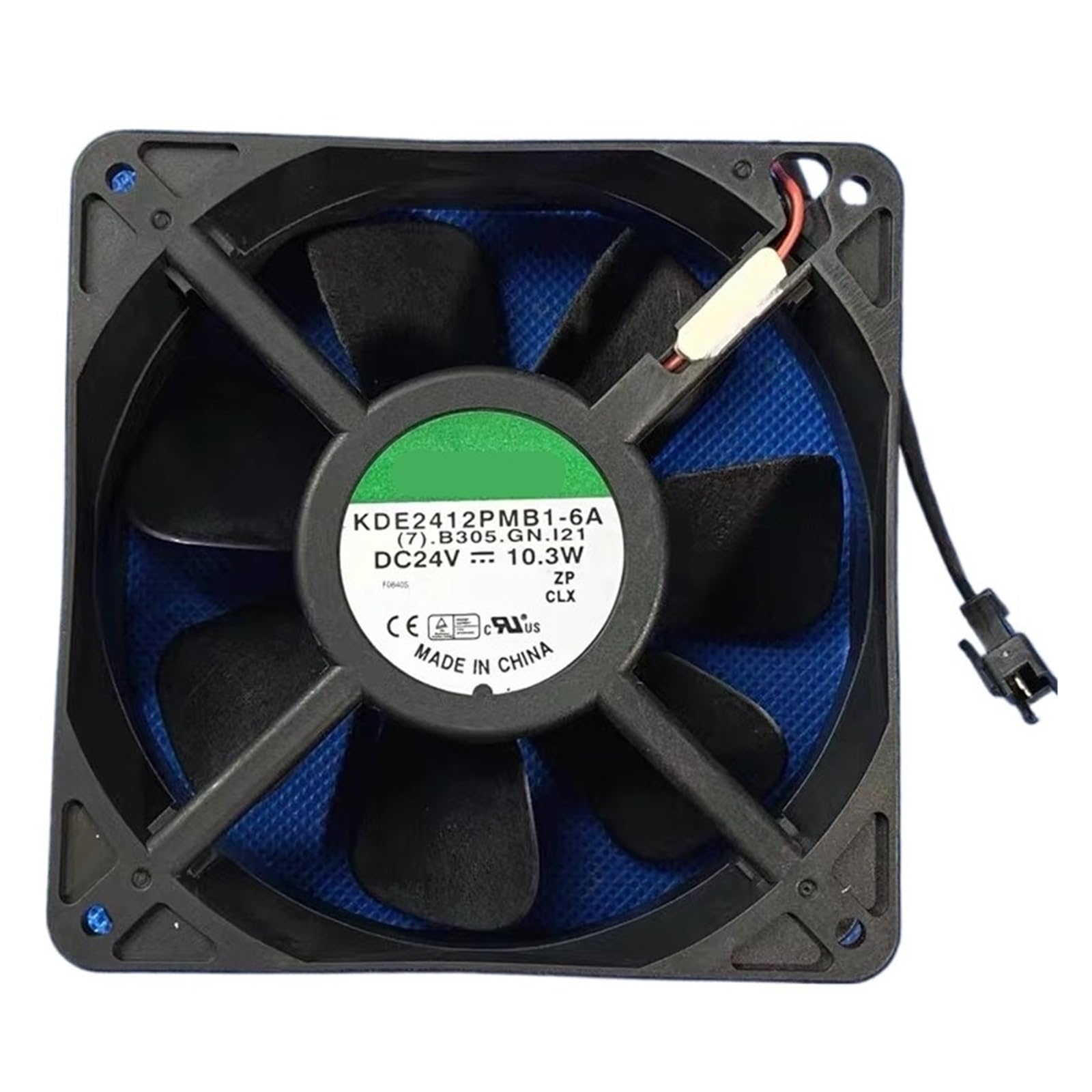 Lzikkgki One Color Kde2412pmb1-6A Dc 24V 10.3W 120X120x38mm 2-Wire Cooling Fan