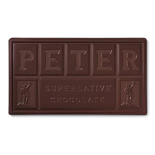 Peter's Gourmet - Bloques de chocolate oscuro para hornear color burdeos
