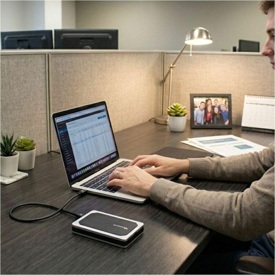 DataLocker DL4 FE DL450-2TB-FE-M - Hard disk portatile da 2 TB, esterno, conforme a TAA