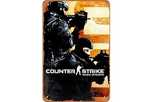 Counter-Strike: Global Offensive | Tin Metal Sign Vintage Wall Plaque Decor |...