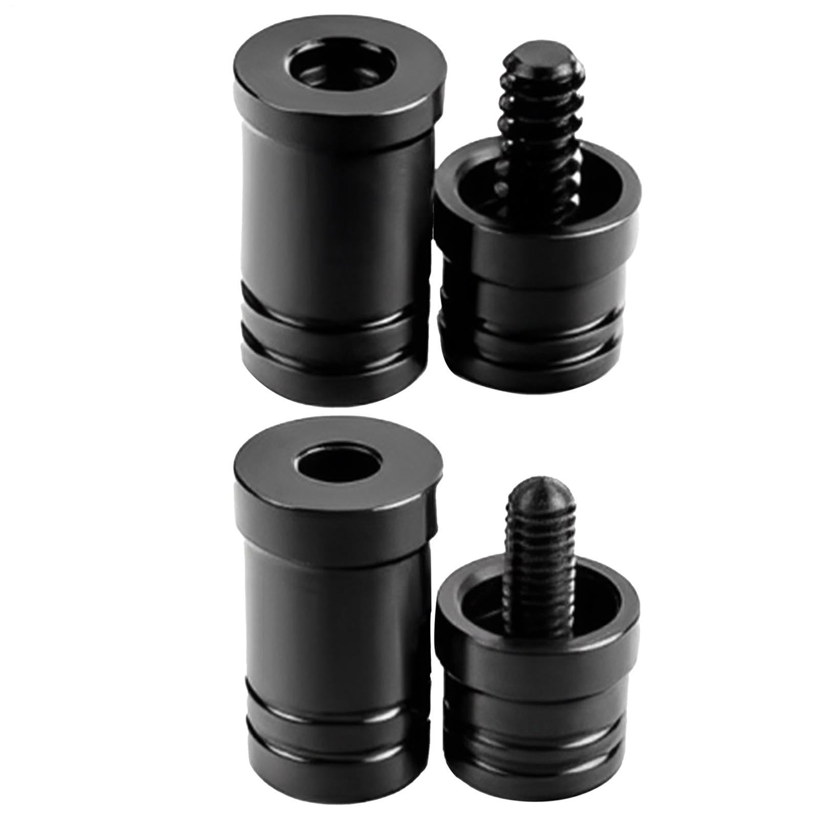 Generico Protezione per Articolazioni - per Biliardo | Tappo Filettato per Stecca da Biliardo in ABS Resistente, Protezione Contro L'allentamento del Filo 3/8x10 E 5/16x18, Nero, Antipolvere, 1 Pezzo