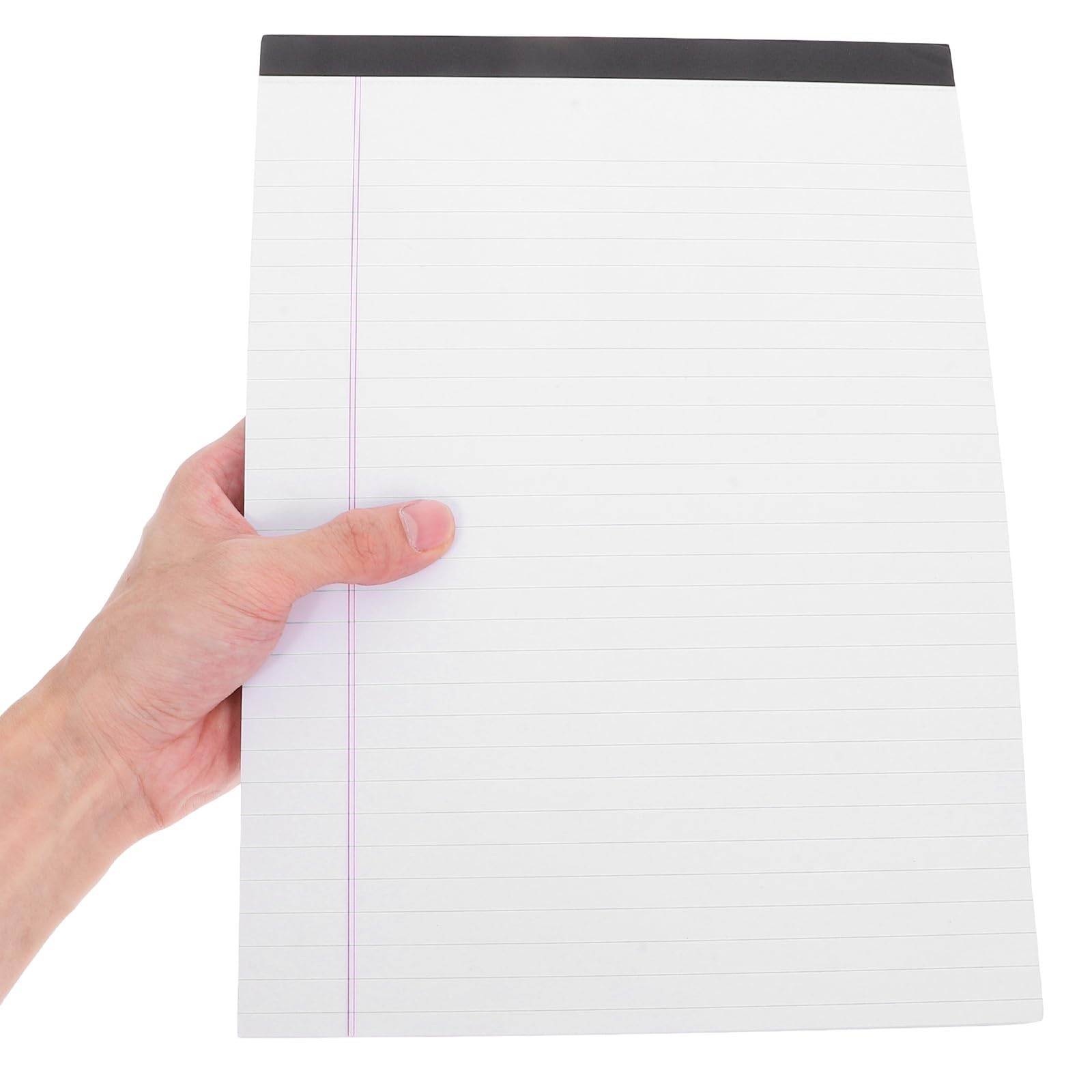 Ciieeo Blocchi per Appunti Legali A4 a Righe Blu, Set da 4 Pezzi Supporto Rigido, Carta Spessa e Liscia per Studenti, Appunti Universitari e Uso Quotidiano in Ufficio