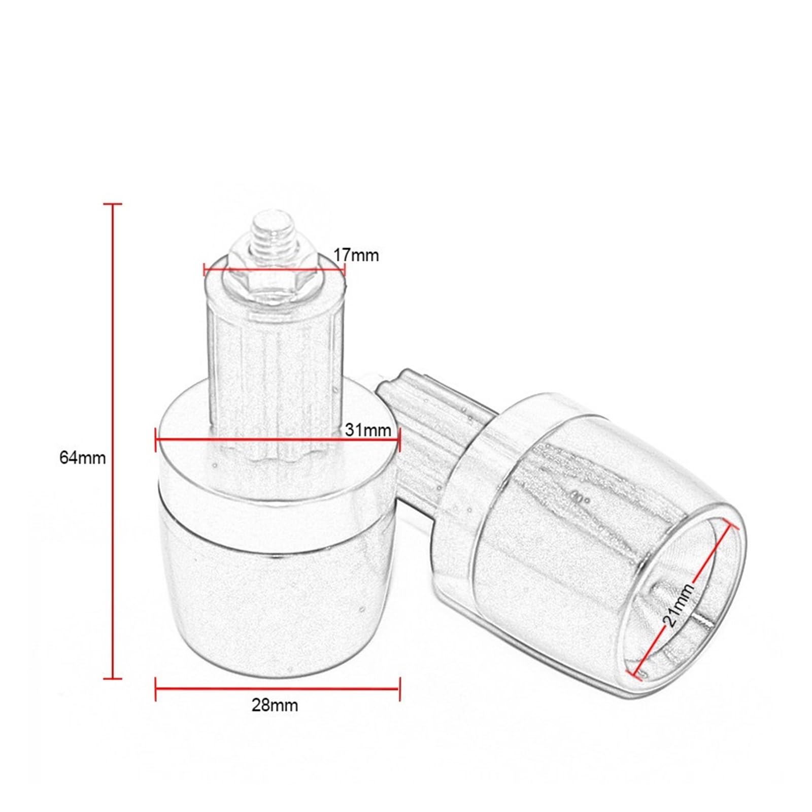 Bloque Protección Parachoques Motocicleta Puños Universales para Manillar De Motocicleta CBR650F, 7/8" Y 22 Mm, Deslizadores De Contrapeso para Motocicleta
