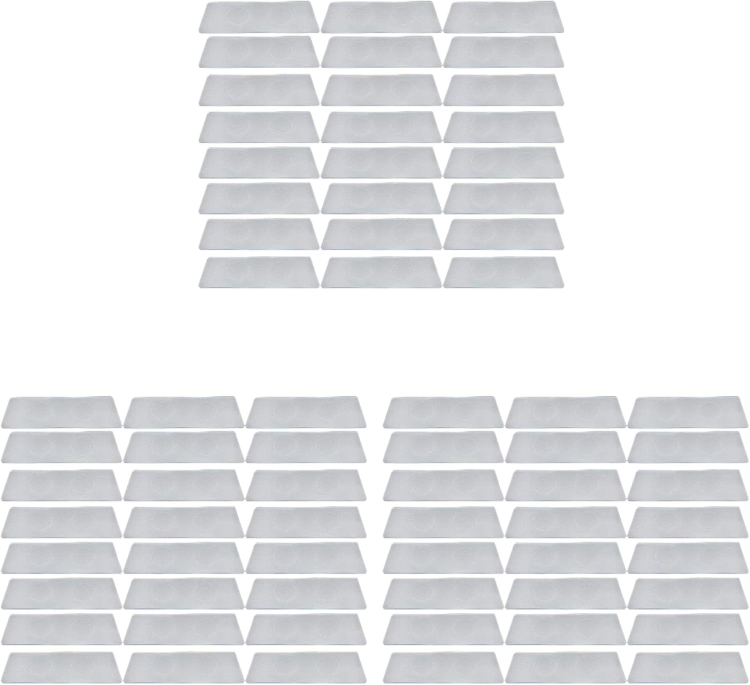 4-13054-72 Microscope Slides Double Cavity – Pre-Cleaned Glass Slides with 16mm Wells and Beveled Edges – 25x76mm – Pack of 72 Slides