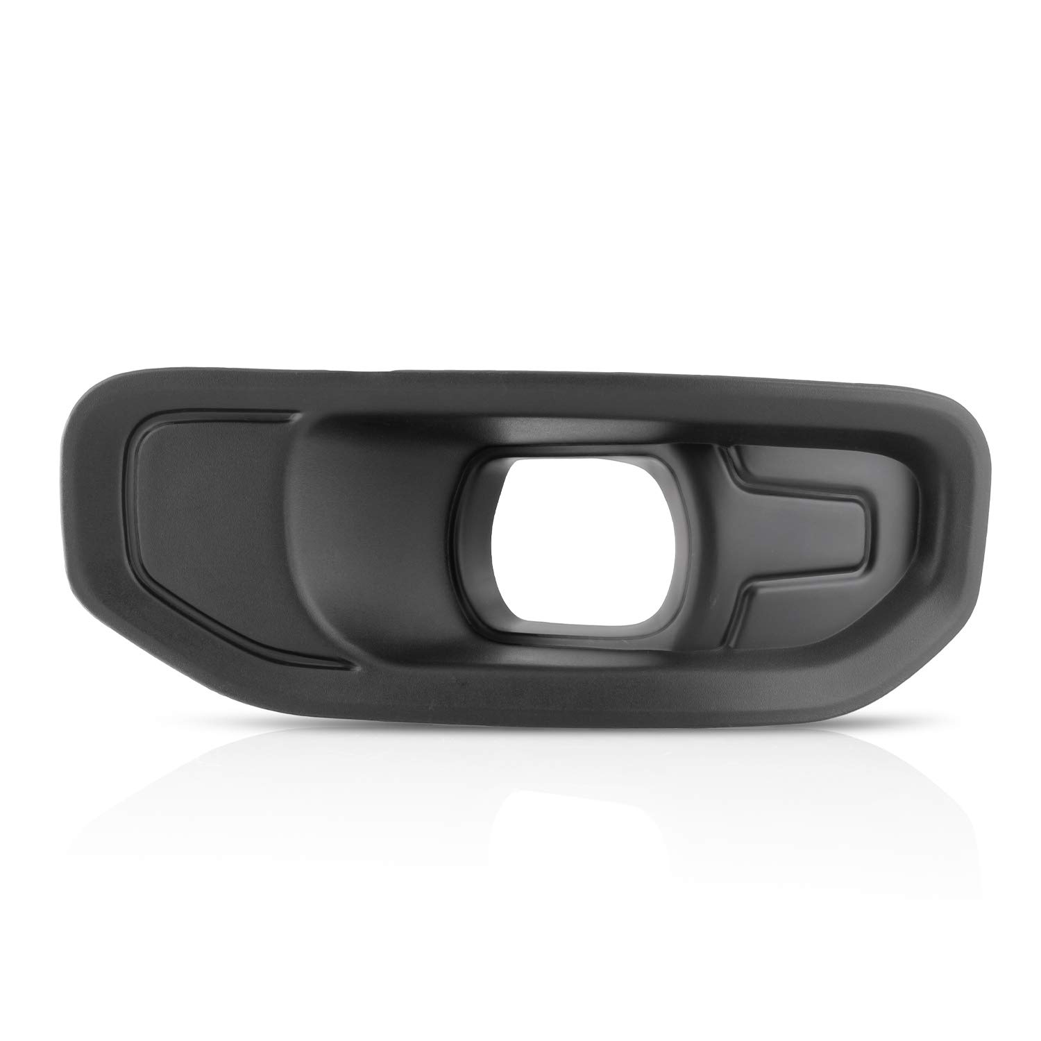 Red ABS Fog Light Frame Covers For Dodge RAM 1500 (2019-2025) - 4-Piece Exterior Trim Kit, No-Drill Adhesive