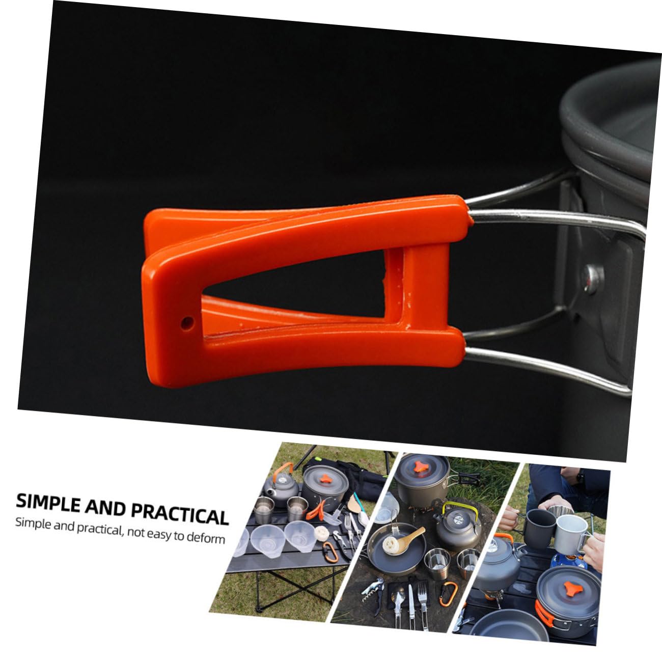 Supvox Outdoor Kochset aus Aluminiumlegierung 1 Satz für Camping und Reisen
