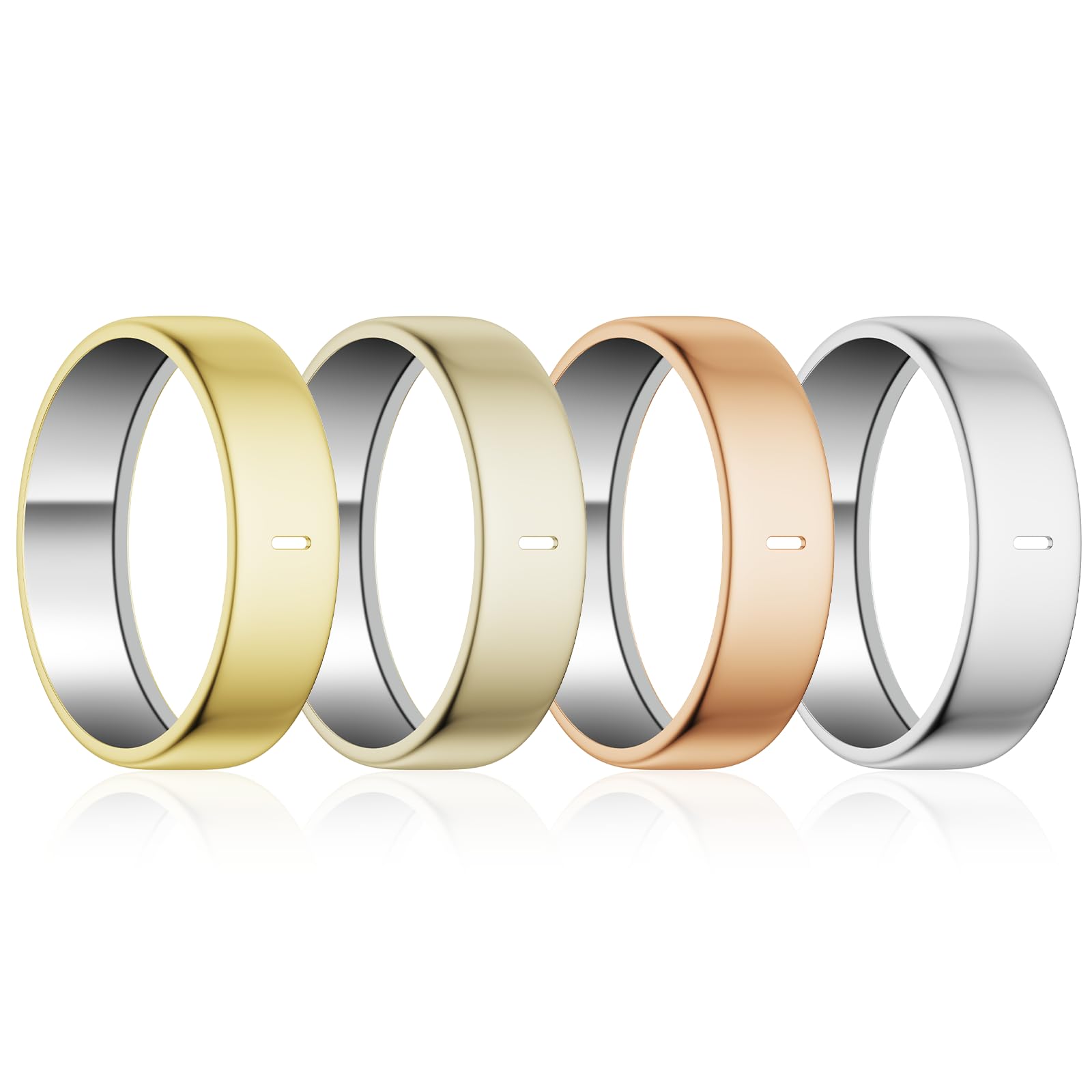 4 Pack Ultra-Thin Cover Compatible for Oura Ring Gen 5, Charging Directly